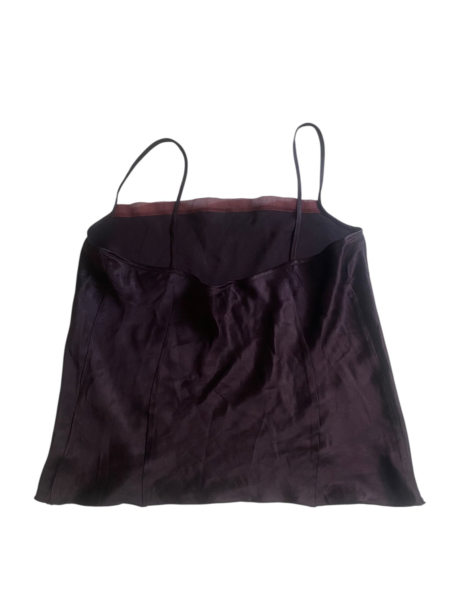 💜 Top Y2K Pennyblack din Mătase – Mov – Mărime M - anbracaminte