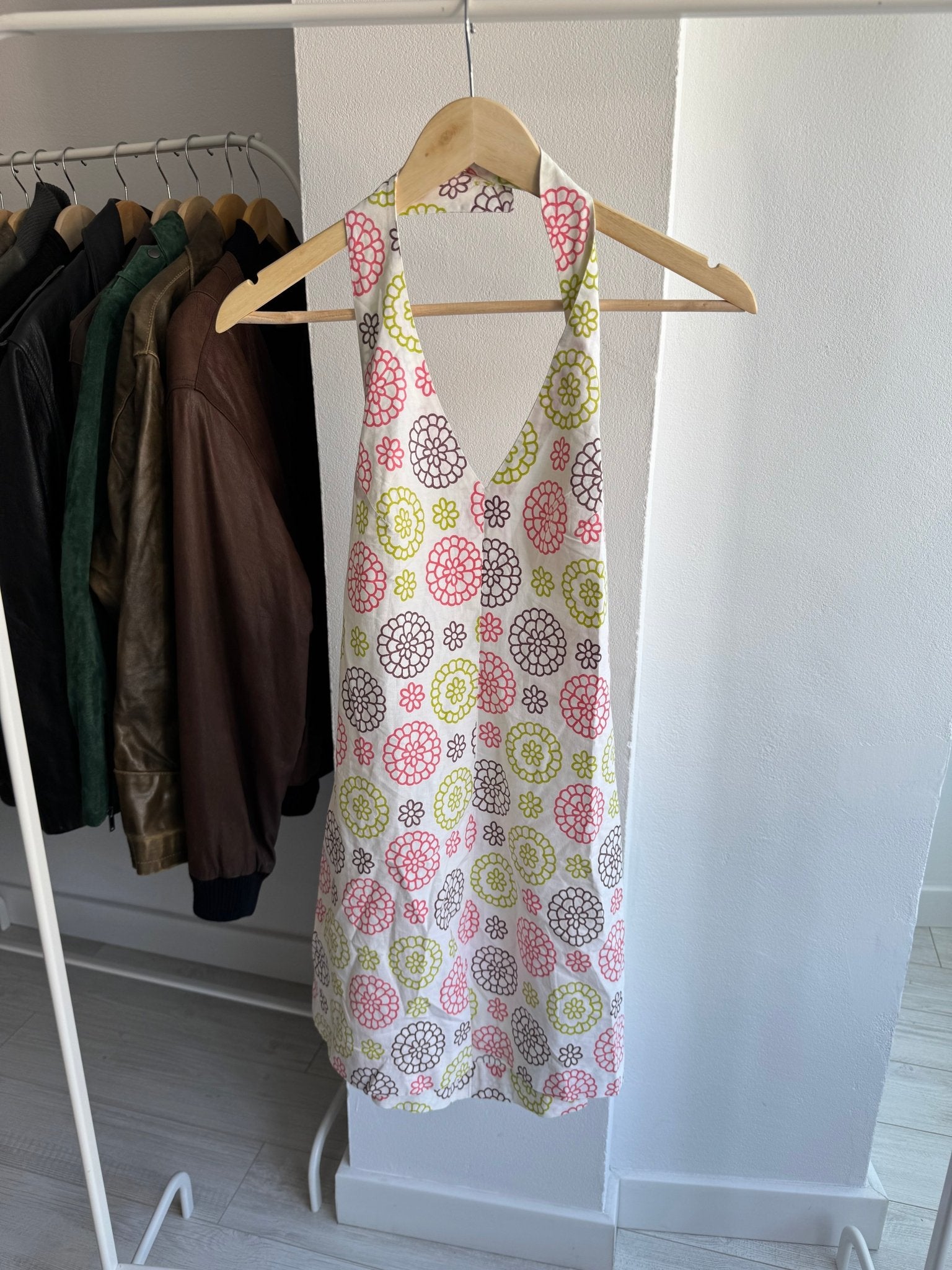 ☀️ Top Y2K Printed Long / Mini Dress – XS/S Damă - anbracaminte