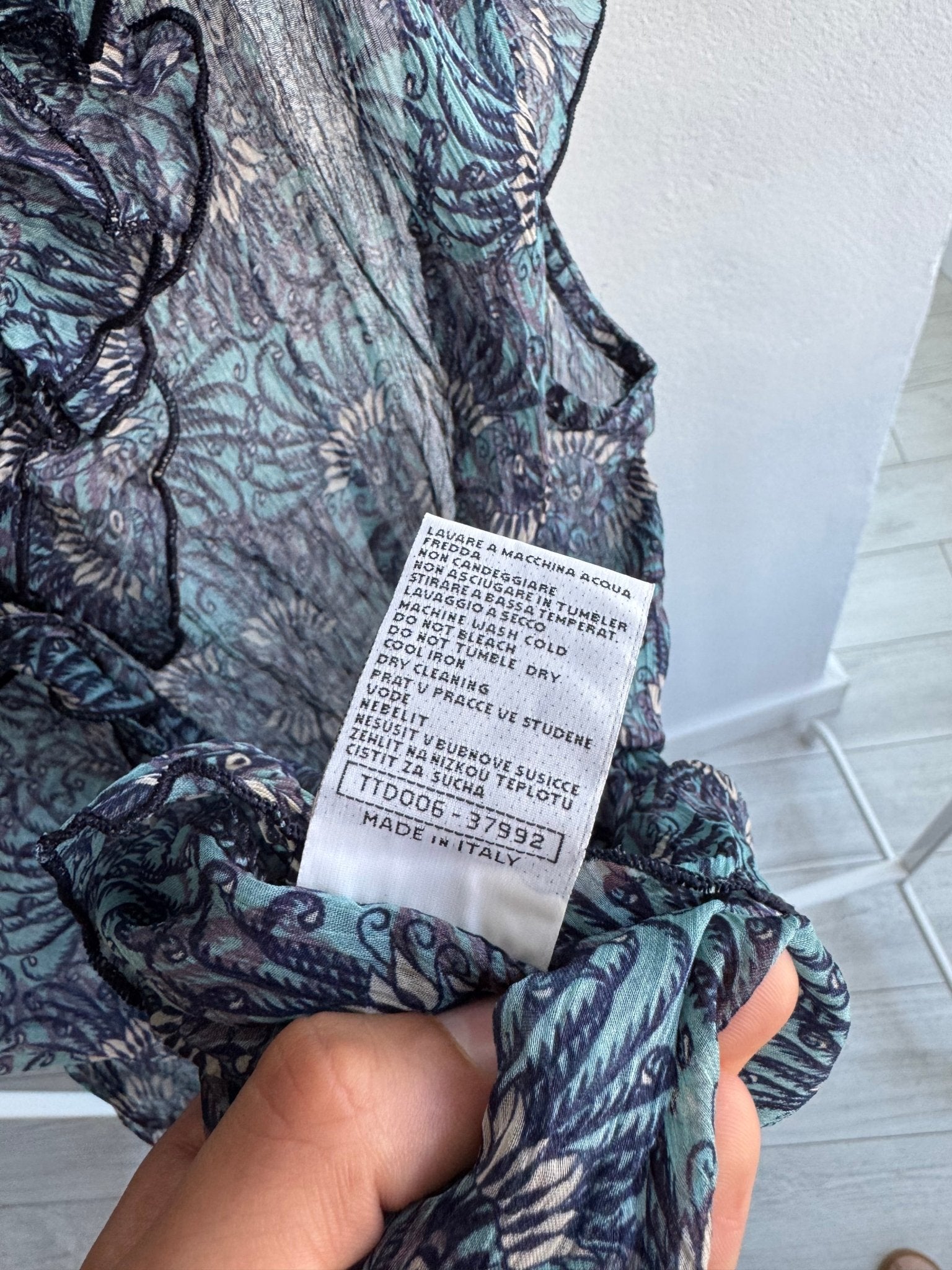 🌊 Top Y2K Printed Mesh – IT 44 (M Damă) - anbracaminte