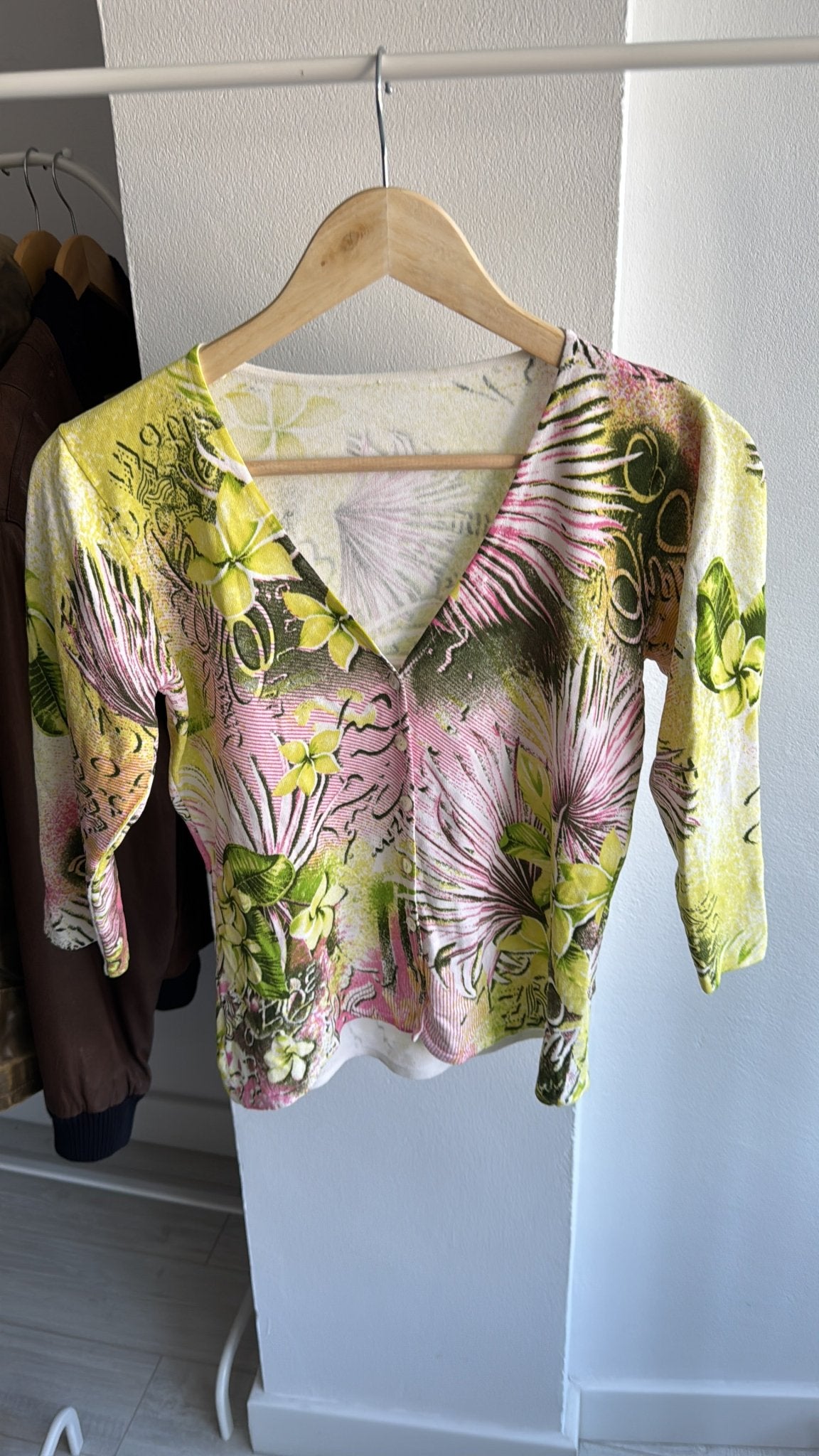 ☀️ Top Y2K Printed Mesh – L Damă - anbracaminte