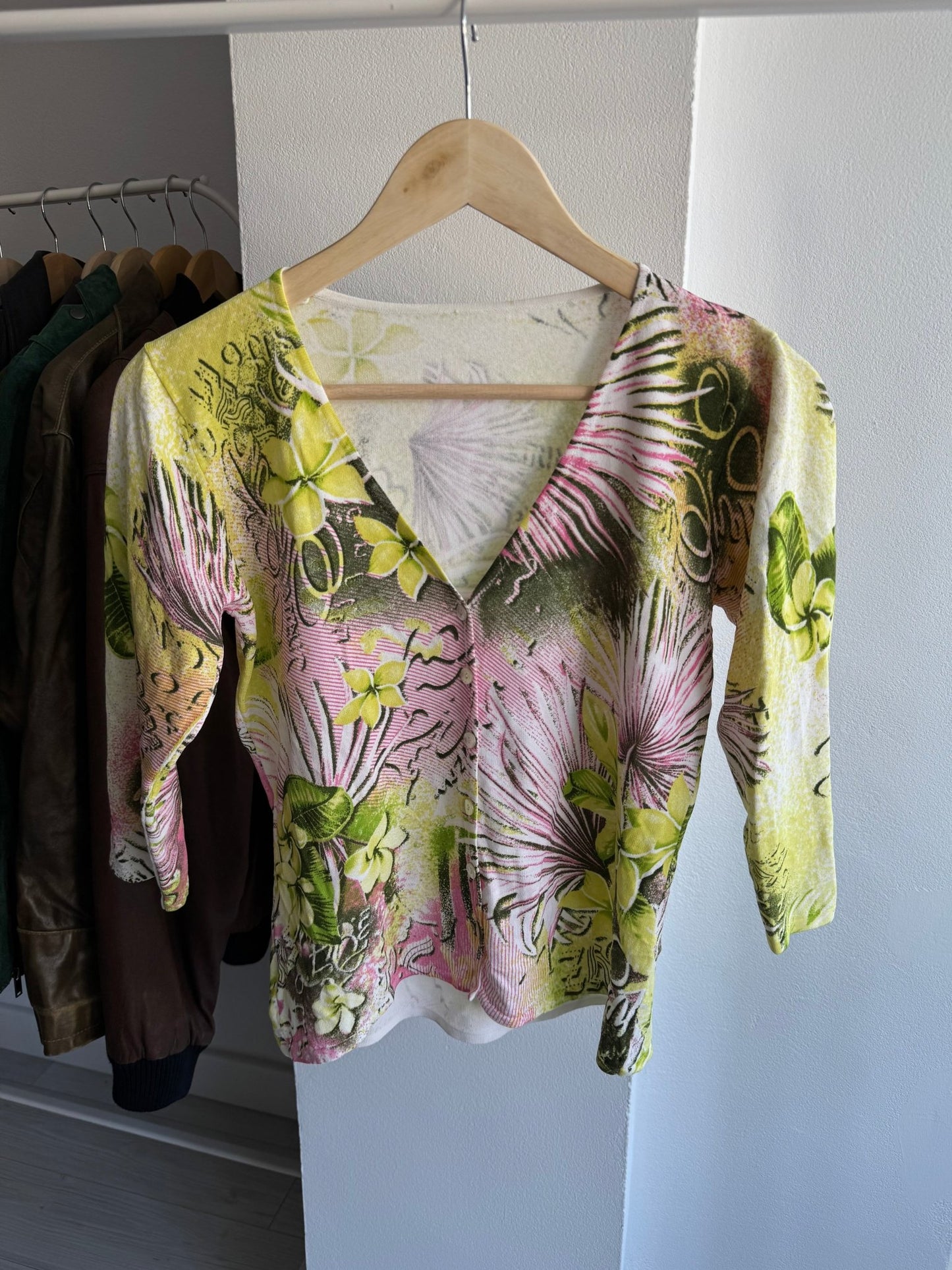 ☀️ Top Y2K Printed Mesh – L Damă - anbracaminte