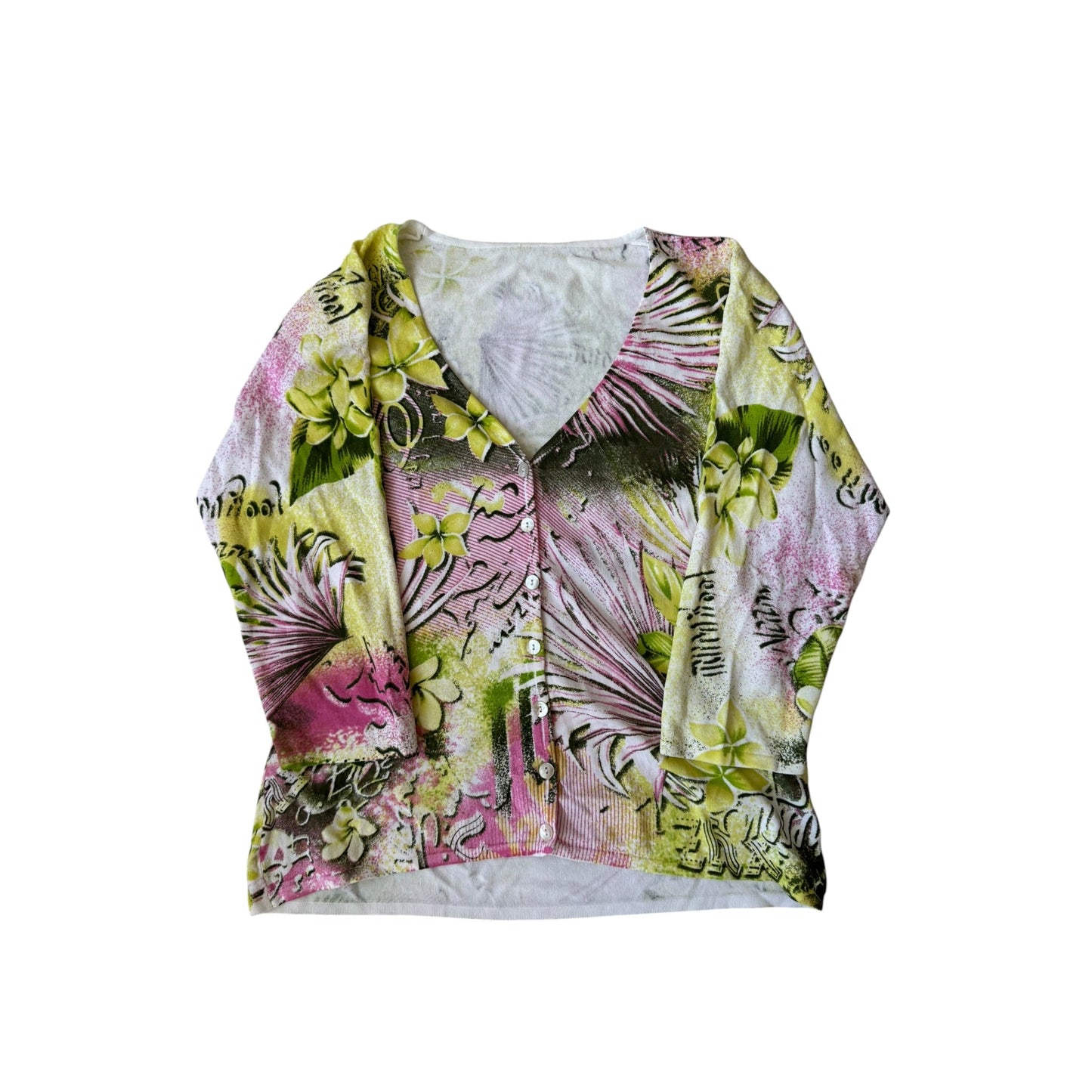 ☀️ Top Y2K Printed Mesh – L Damă - anbracaminte