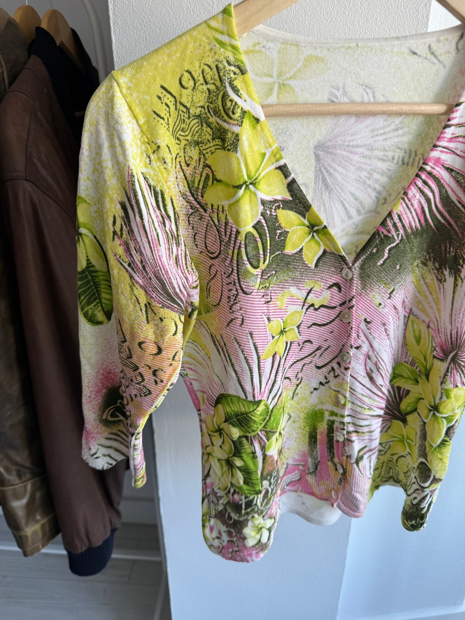 ☀️ Top Y2K Printed Mesh – L Damă - anbracaminte