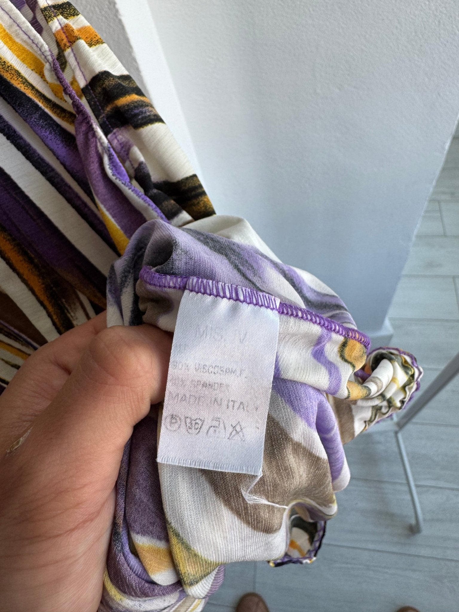 ☀️ Top Y2K Printed Mesh – L Damă – Made in Italy - anbracaminte