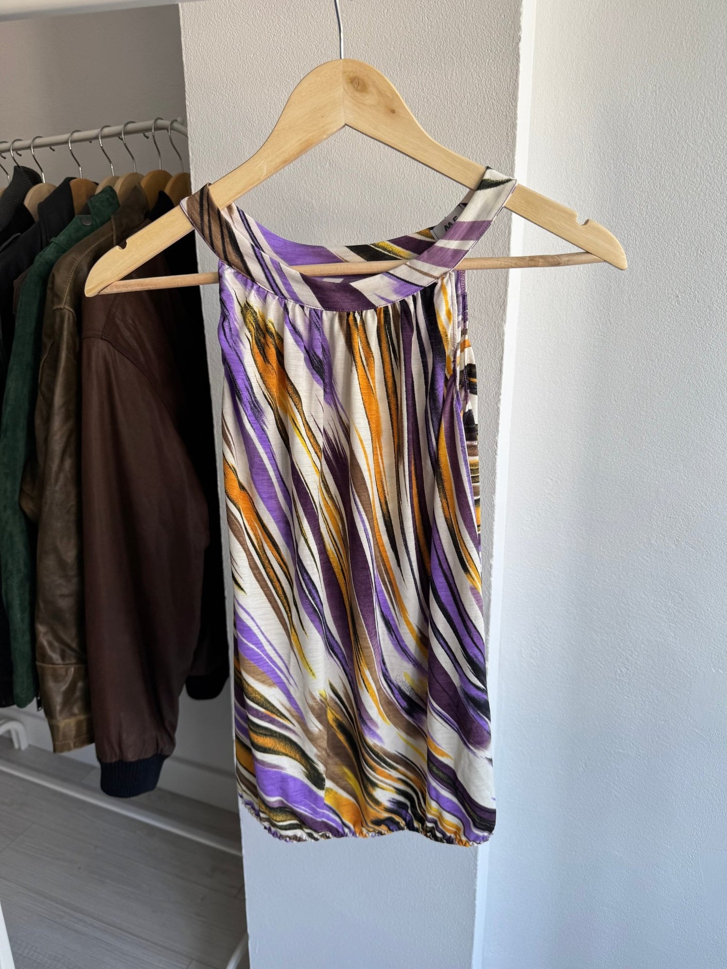 ☀️ Top Y2K Printed Mesh – L Damă – Made in Italy - anbracaminte