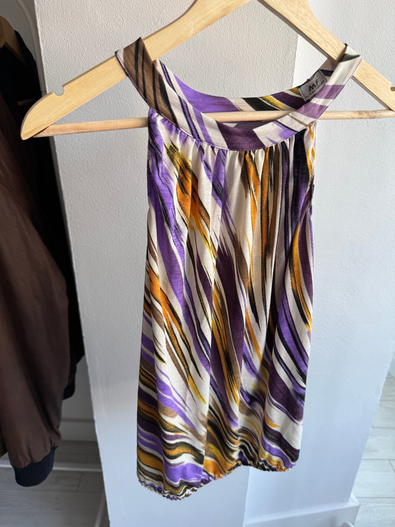 ☀️ Top Y2K Printed Mesh – L Damă – Made in Italy - anbracaminte