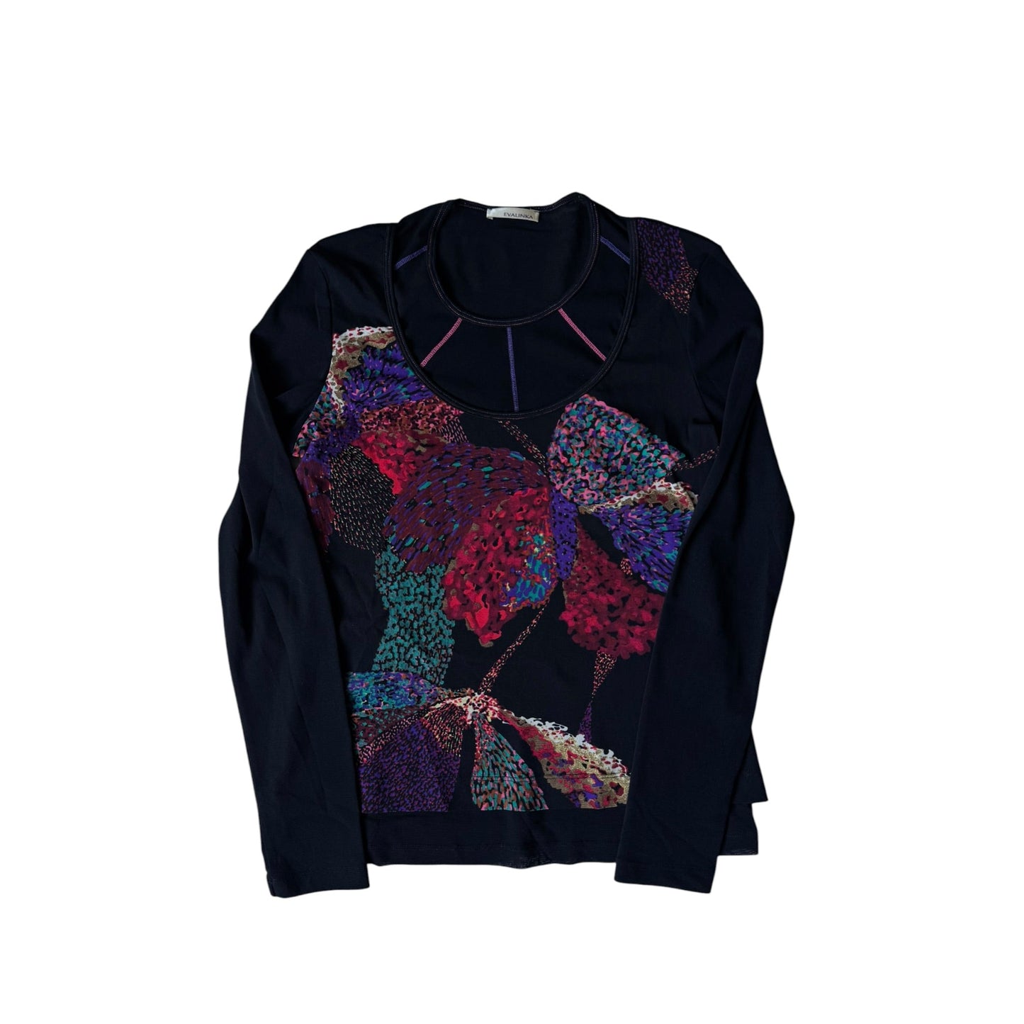 ✨ Top Y2K Printed Mesh – XS/S Damă - anbracaminte