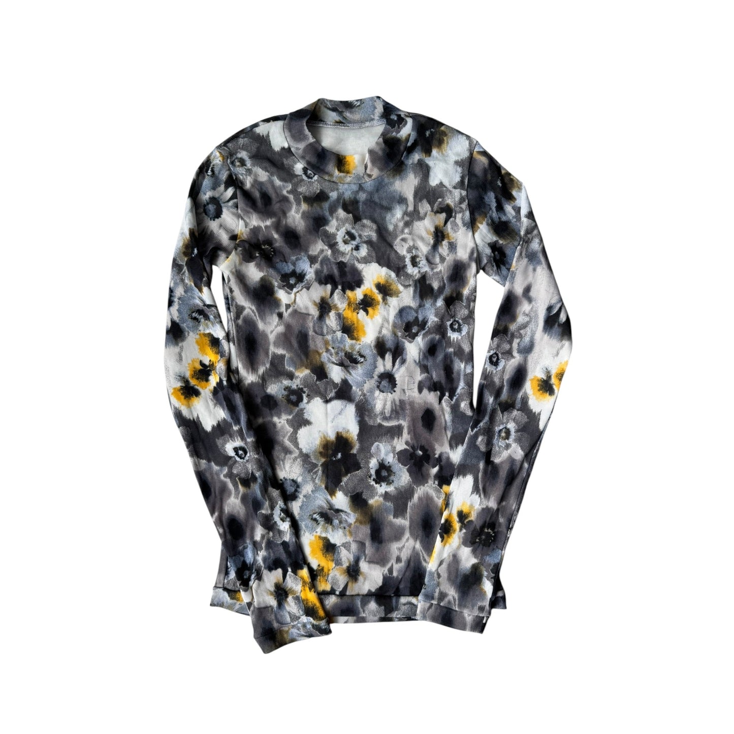 🌺 Top Y2K Printed Mesh – XS/S Damă - anbracaminte