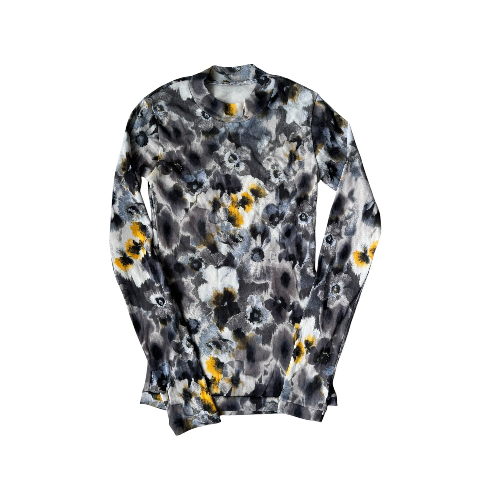 🌺 Top Y2K Printed Mesh – XS/S Damă - anbracaminte