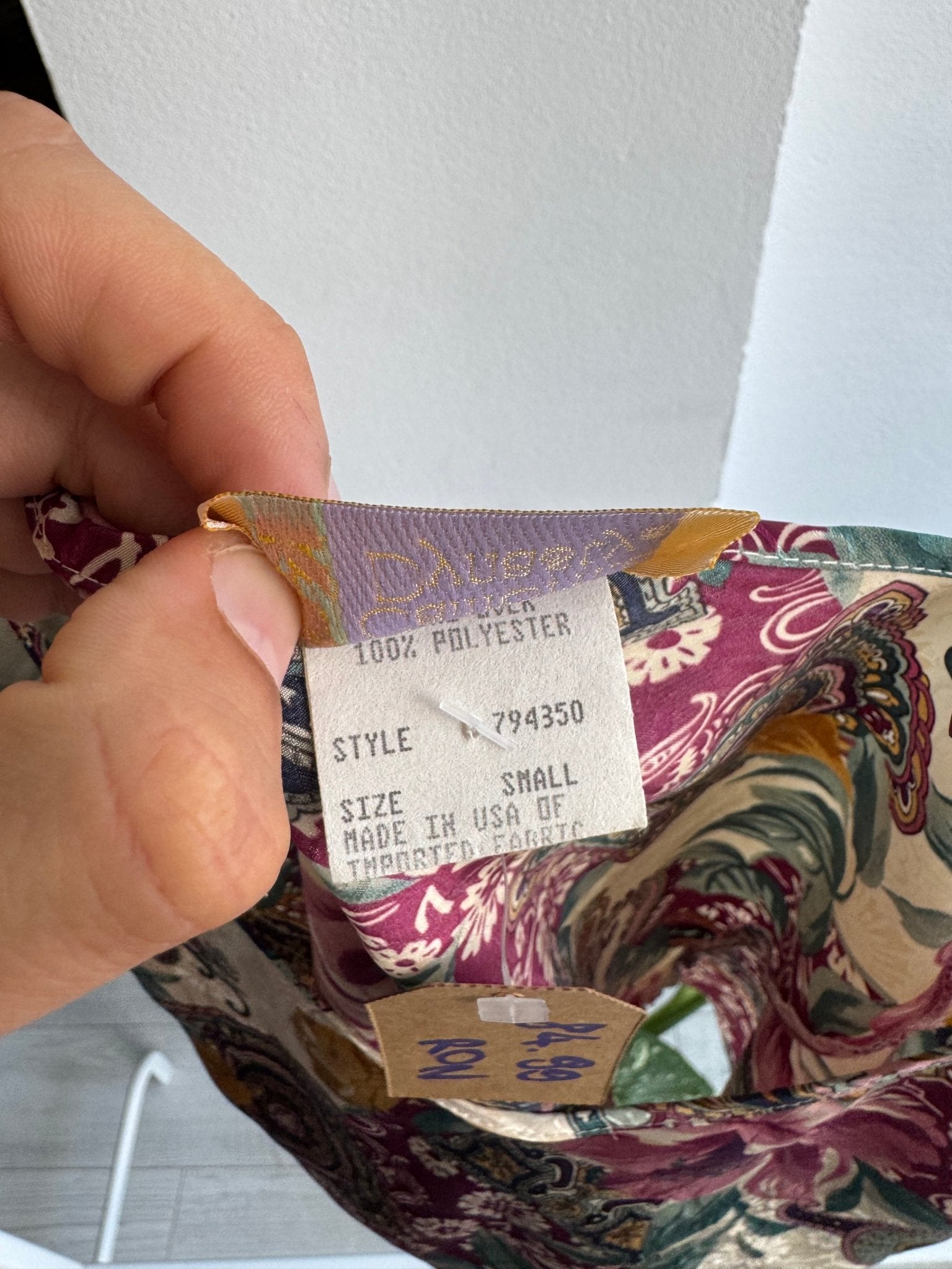 ✨ Top Y2K Printed – S Damă – Made in 🇺🇸 - anbracaminte