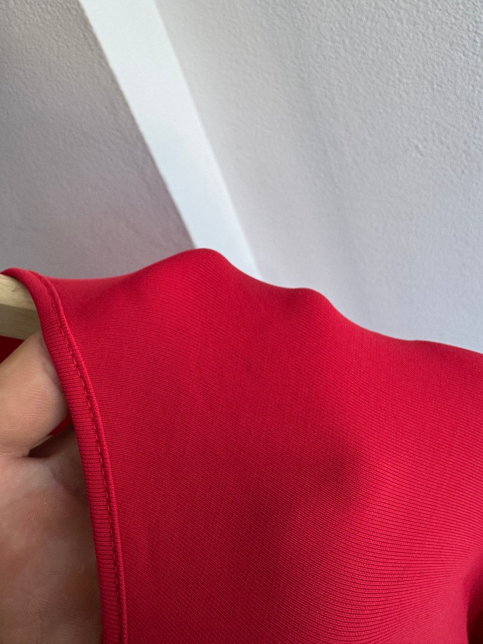 🍒 Top Y2K Rocco Barocco Red Top – EU 38 (M) – Made in Italy - anbracaminte