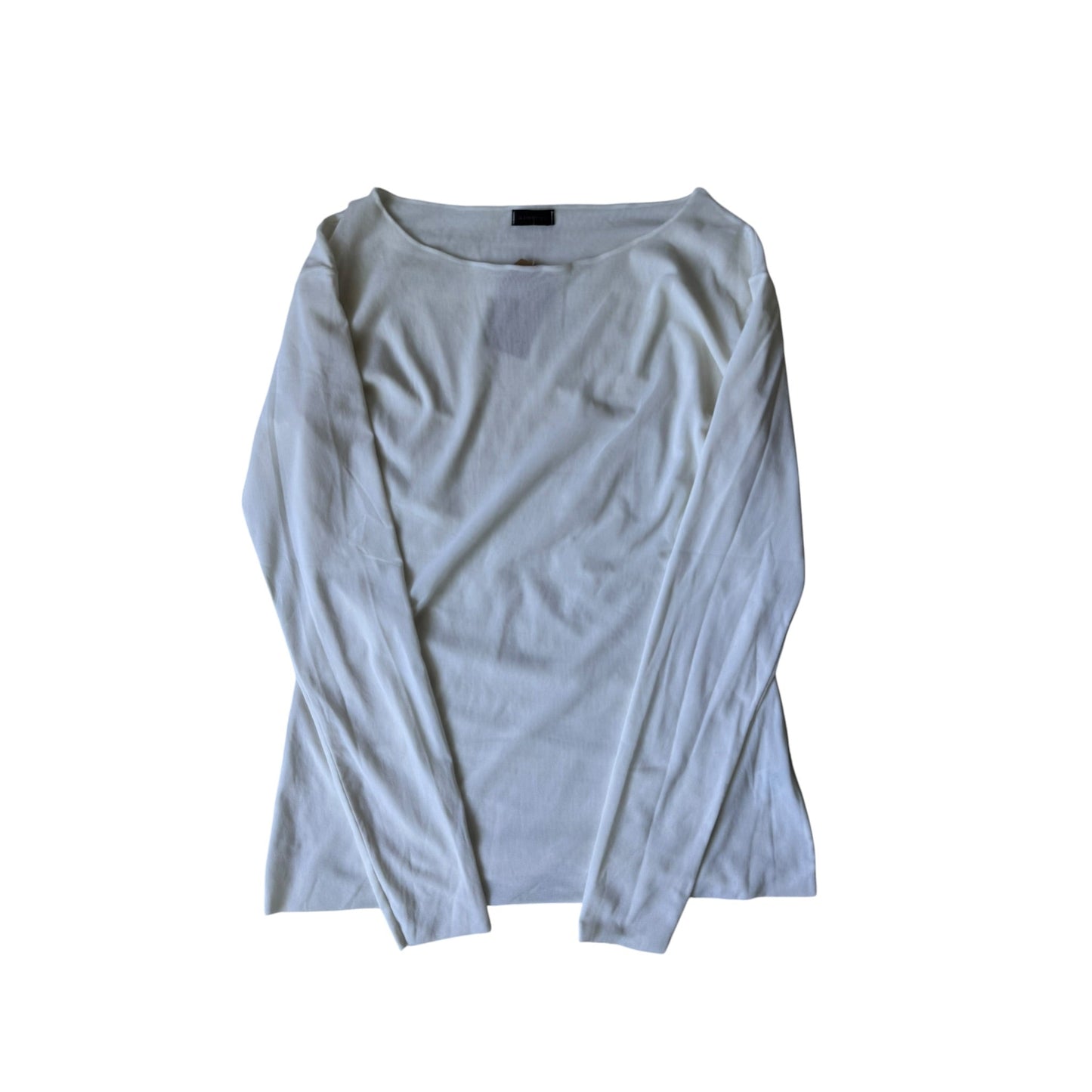 ☁️ Top Y2K White Mesh – L Damă – Made in Italy - anbracaminte