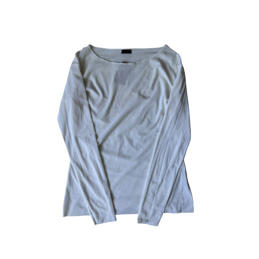 ☁️ Top Y2K White Mesh – L Damă – Made in Italy - anbracaminte