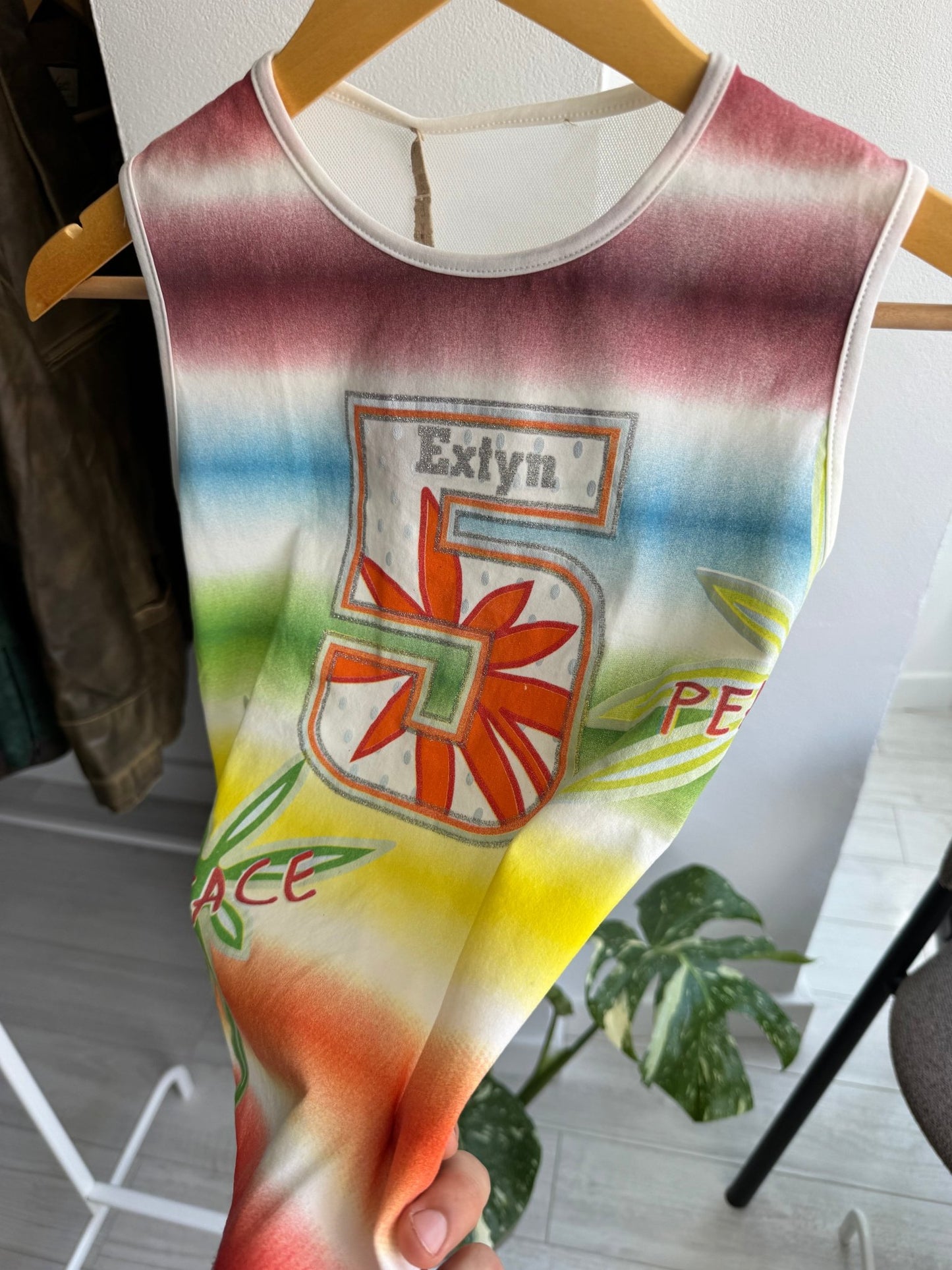 🏄‍♀️ Top Y2K Women Graphic Mesh – S Damă – Made in Italy - anbracaminte