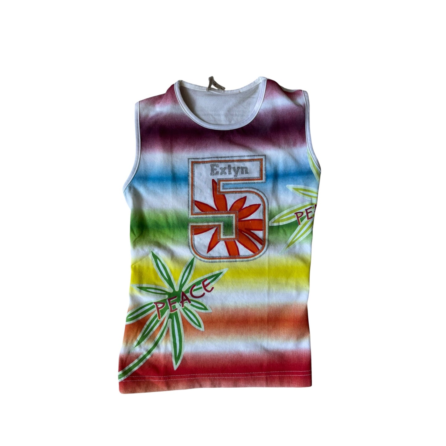 🏄‍♀️ Top Y2K Women Graphic Mesh – S Damă – Made in Italy - anbracaminte