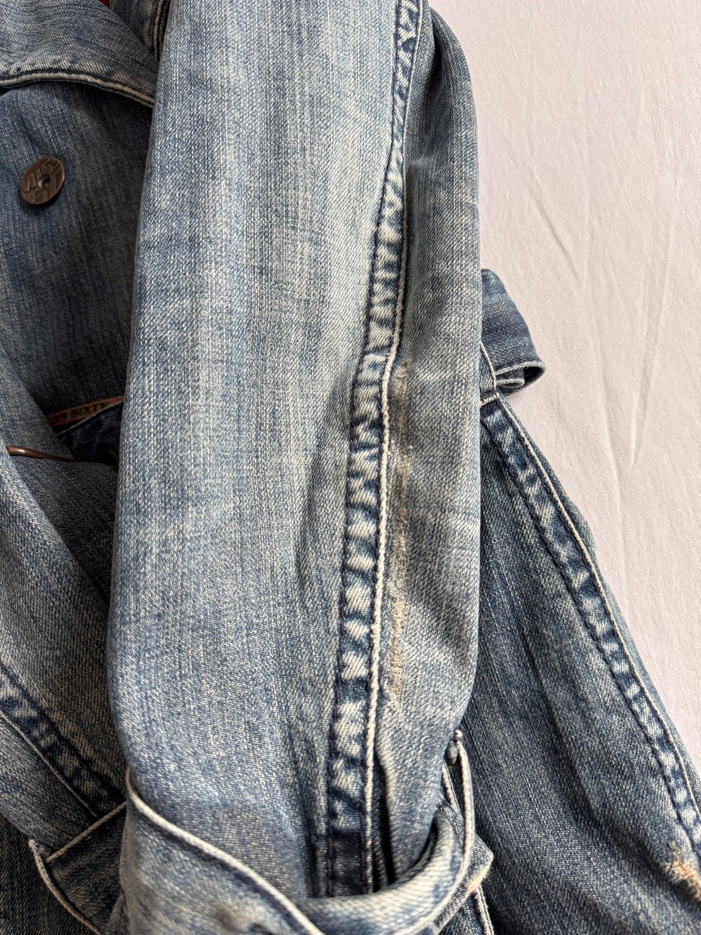 👖 Trench Coat Y2K Damă Miss Sixty Denim – L - anbracaminte