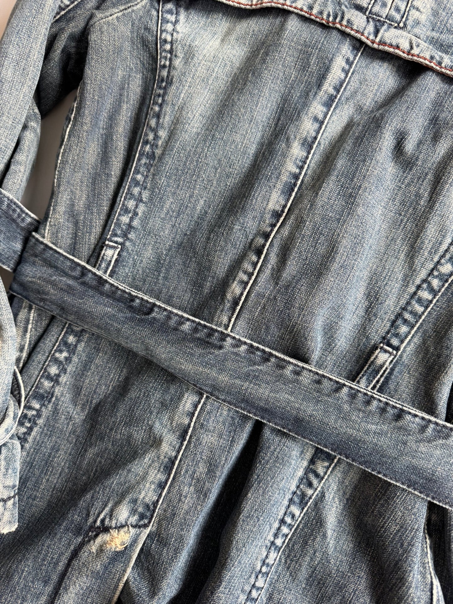 👖 Trench Coat Y2K Damă Miss Sixty Denim – L - anbracaminte