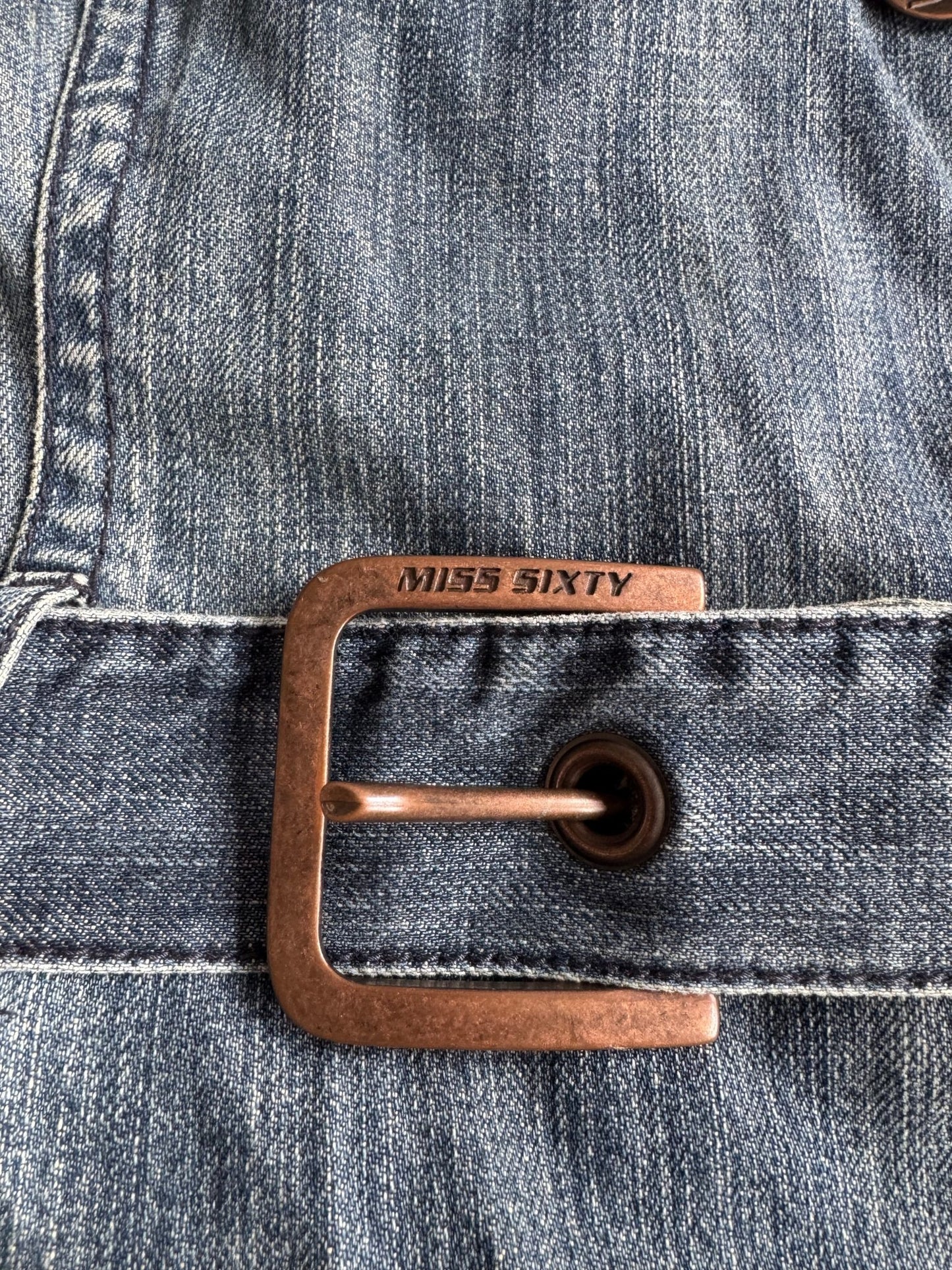 👖 Trench Coat Y2K Damă Miss Sixty Denim – L - anbracaminte