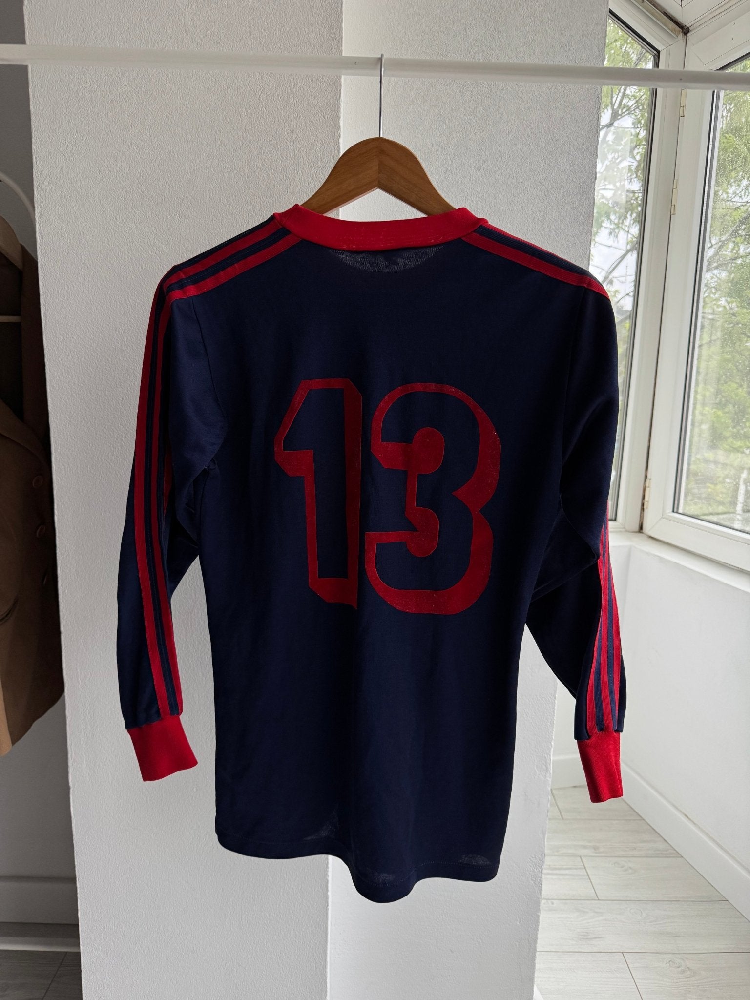 ⭐ Tricou 1985–1986 Steaua București Adidas – Made in West Germany – M - anbracaminte
