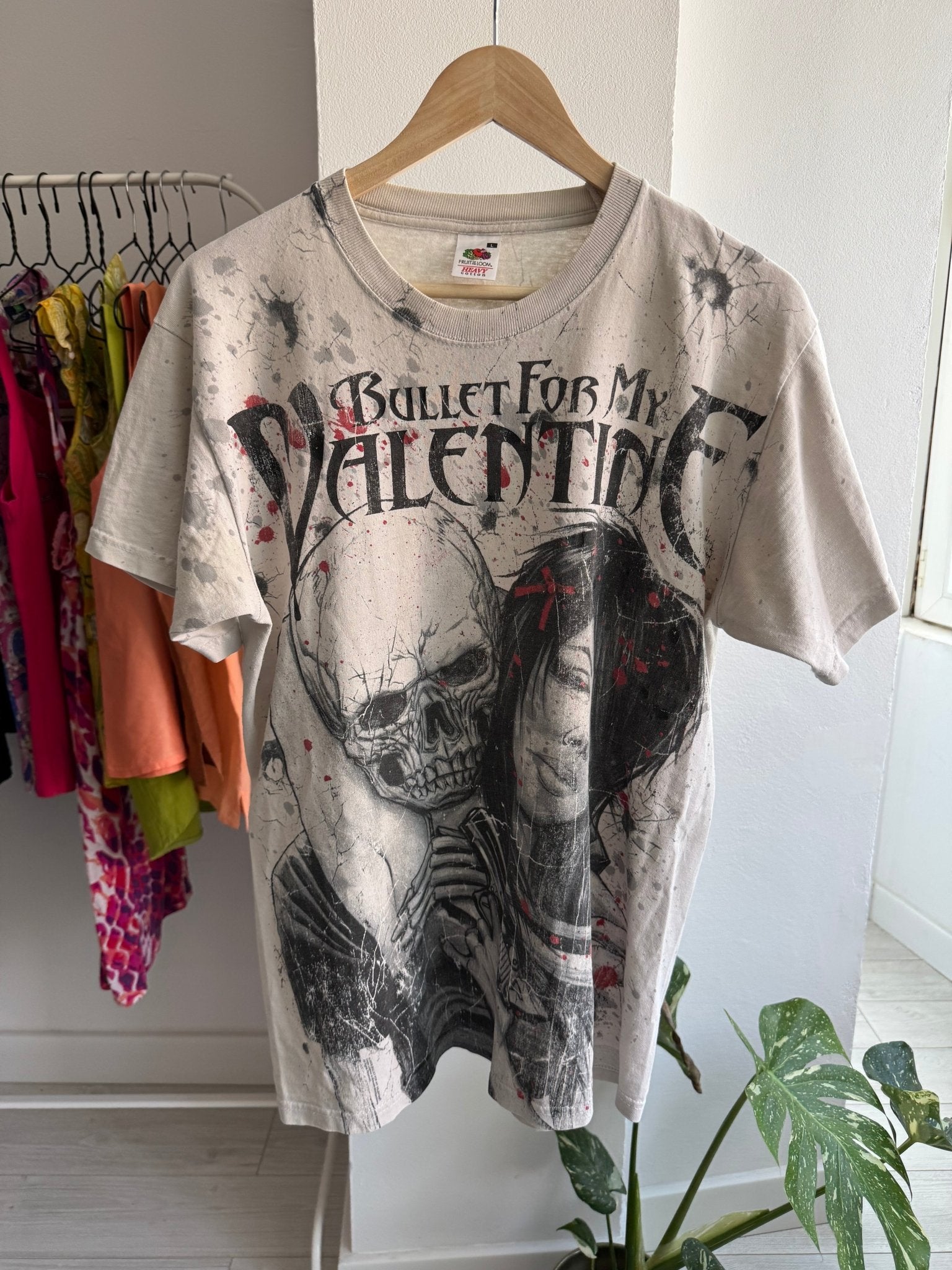 🌹 Tricou Bullet for My Valentine All Over Print Graphic – L Bărbați - anbracaminte