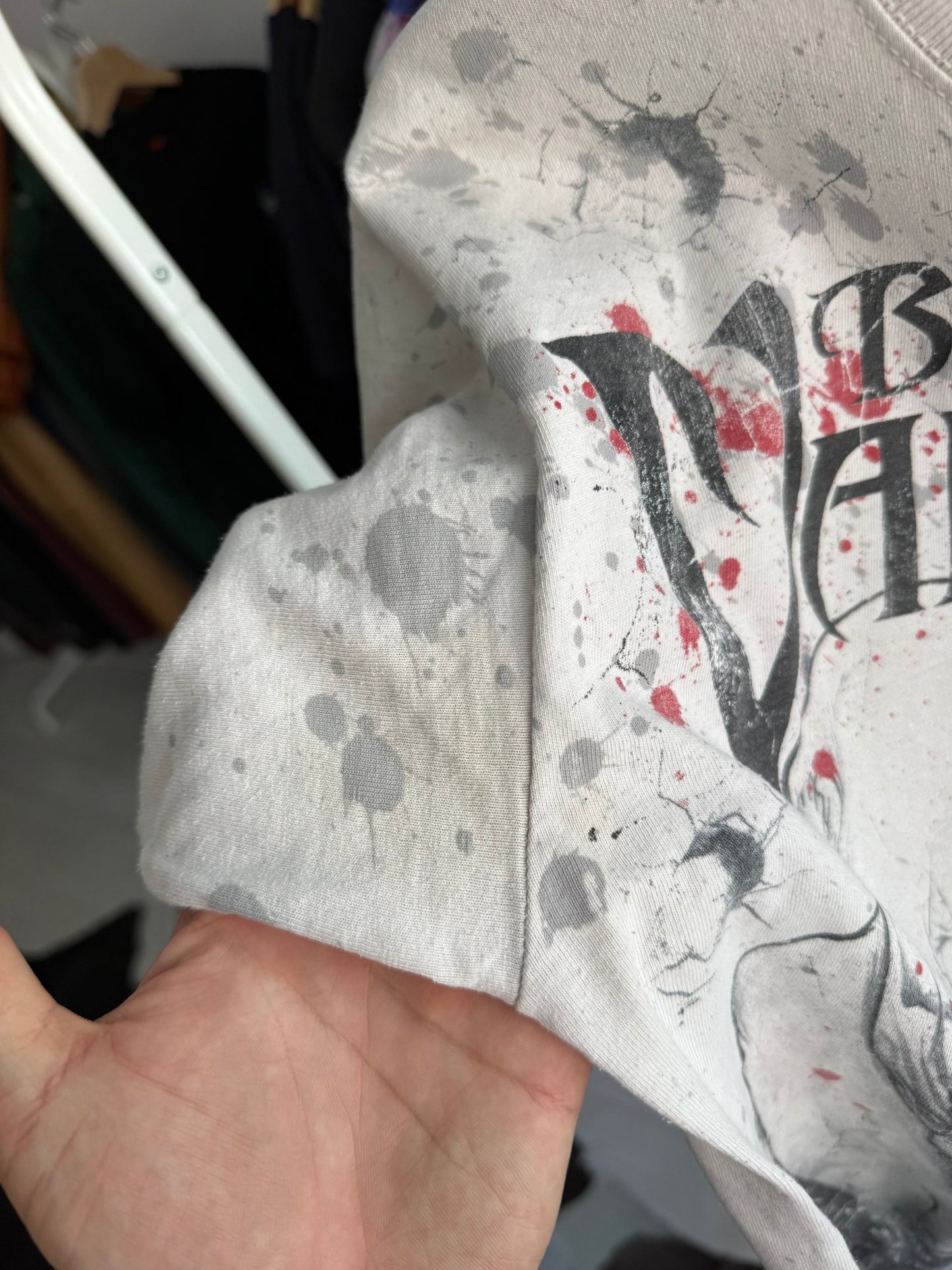 🌹 Tricou Bullet for My Valentine All Over Print Graphic – L Bărbați - anbracaminte