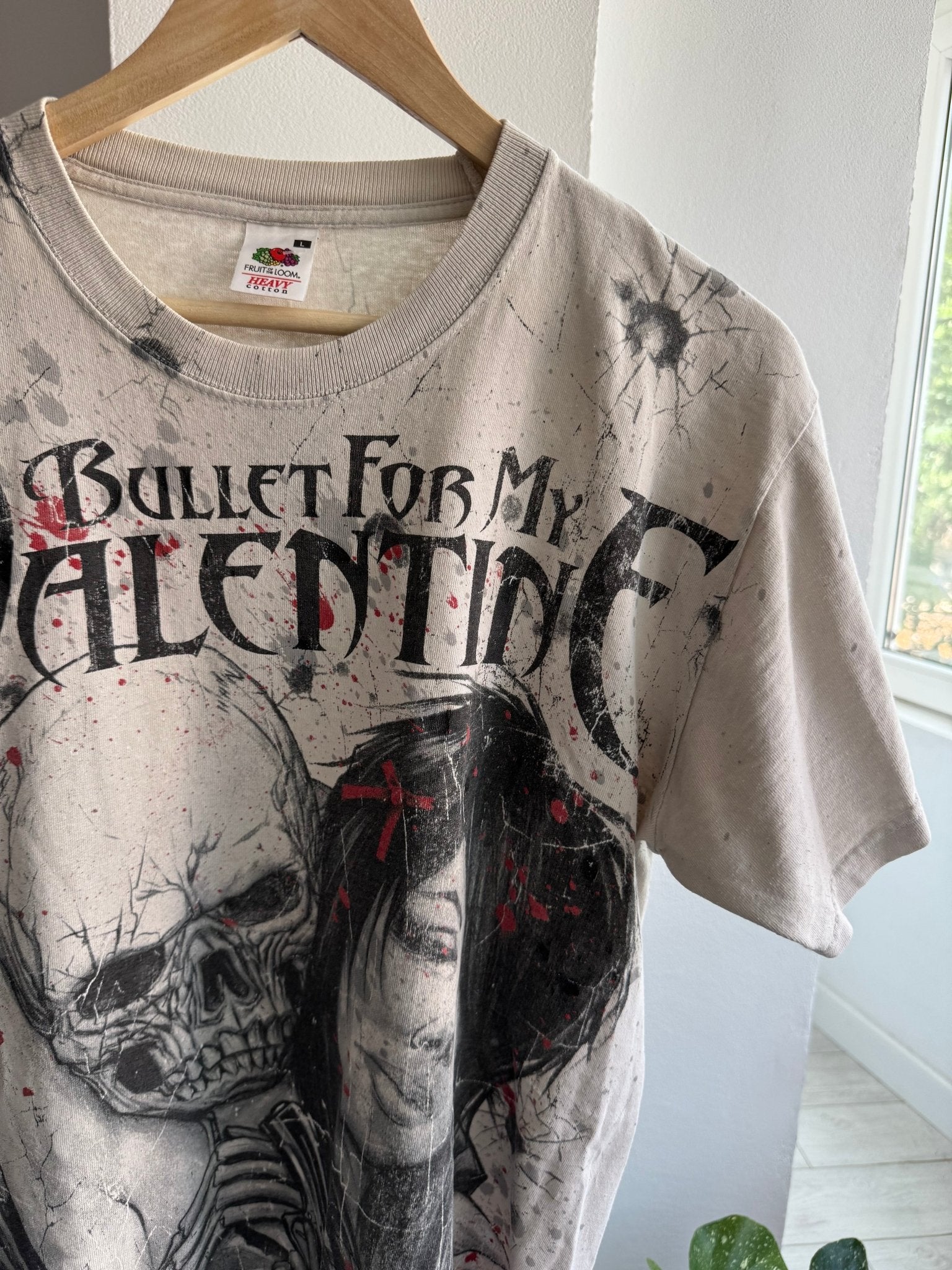🌹 Tricou Bullet for My Valentine All Over Print Graphic – L Bărbați - anbracaminte