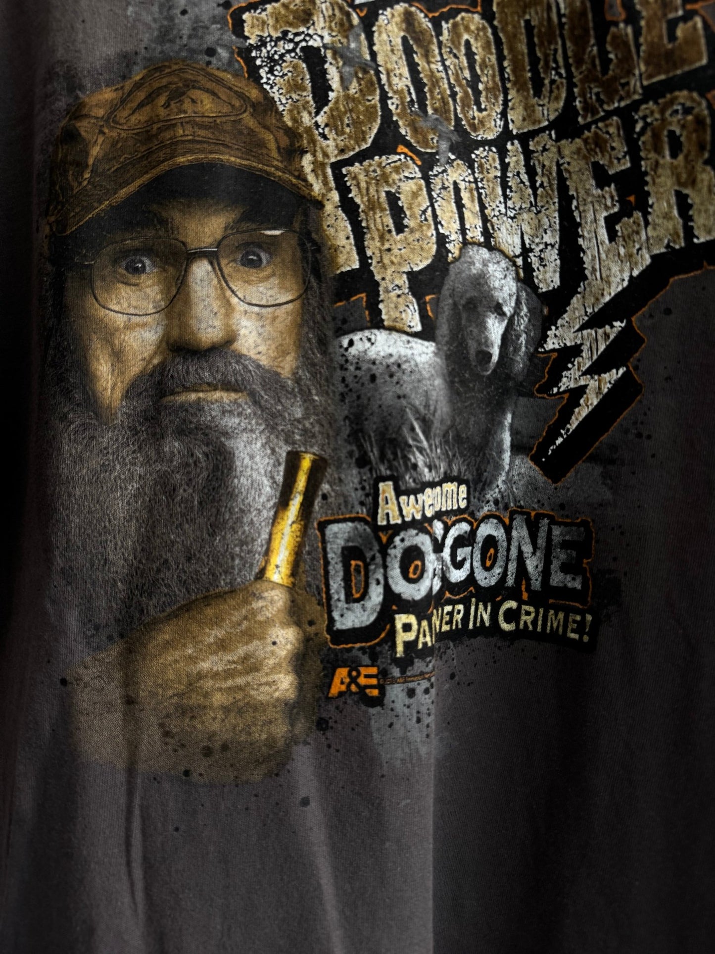 🦆 Tricou Duck Dynasty Grey Graphic Tee – XL Bărbați - anbracaminte