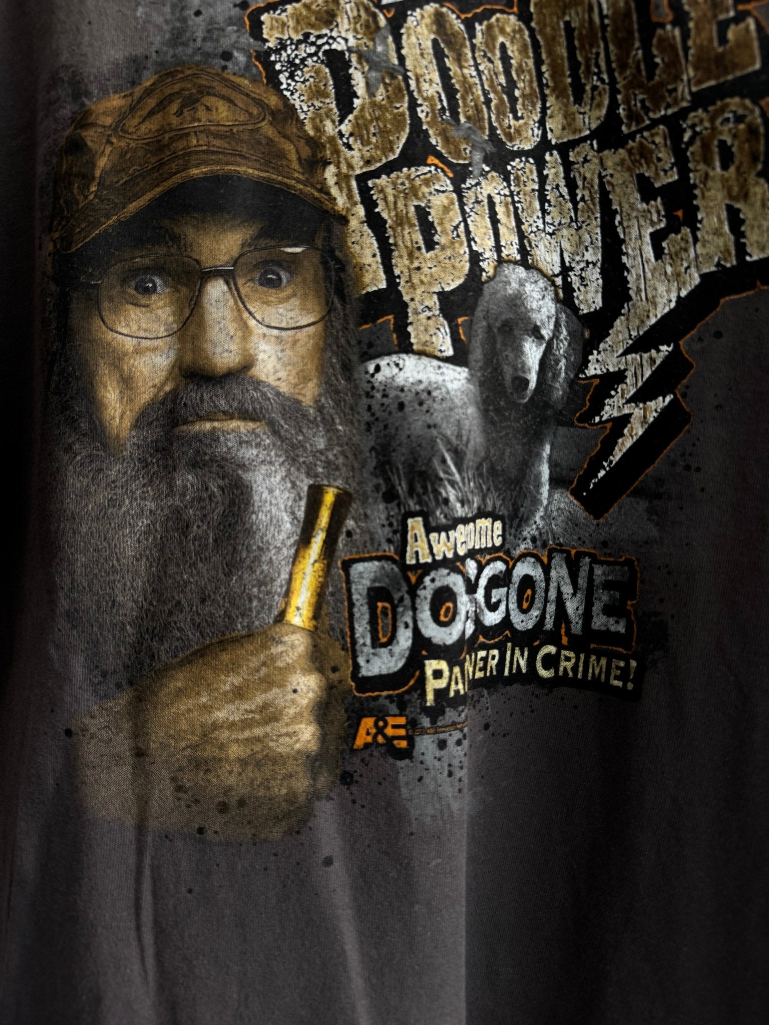 🦆 Tricou Duck Dynasty Grey Graphic Tee – XL Bărbați - anbracaminte