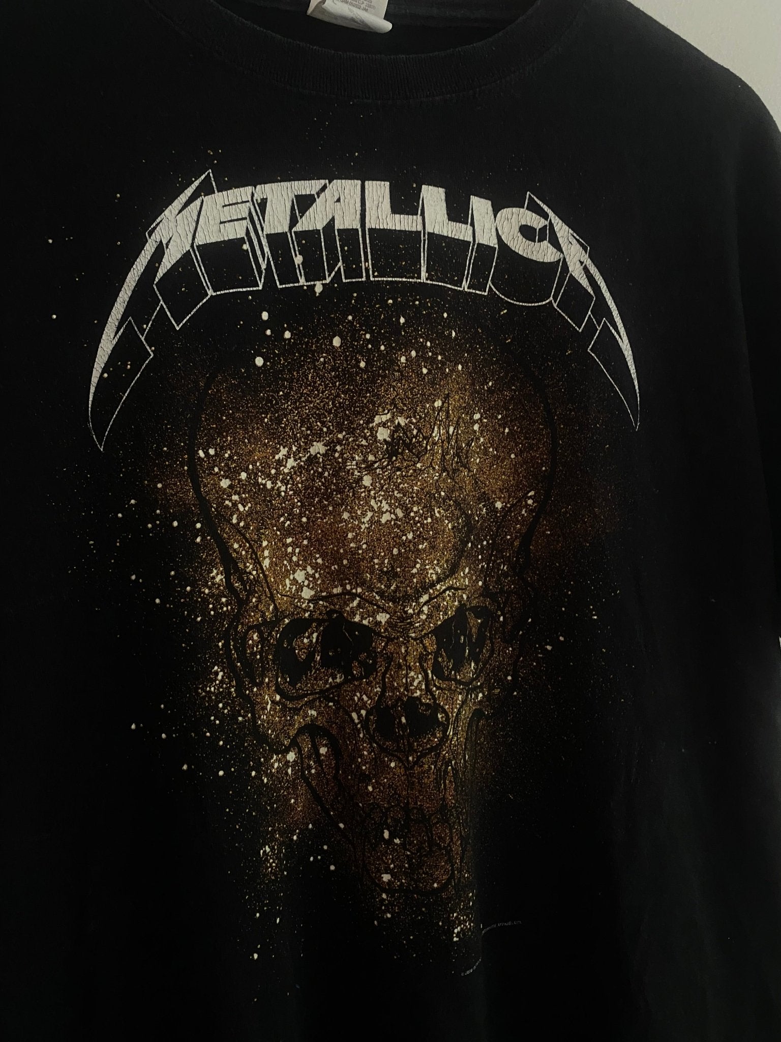 Tricou Metallica 2008 – Mărime L – Bumbac Gros - anbracaminte