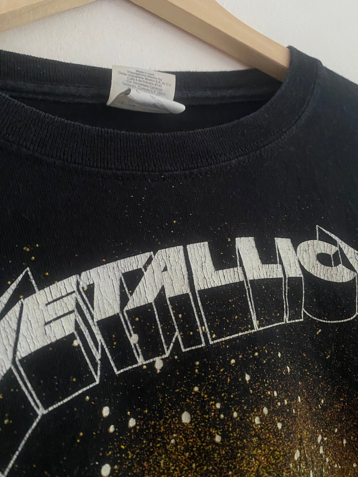 Tricou Metallica 2008 – Mărime L – Bumbac Gros - anbracaminte