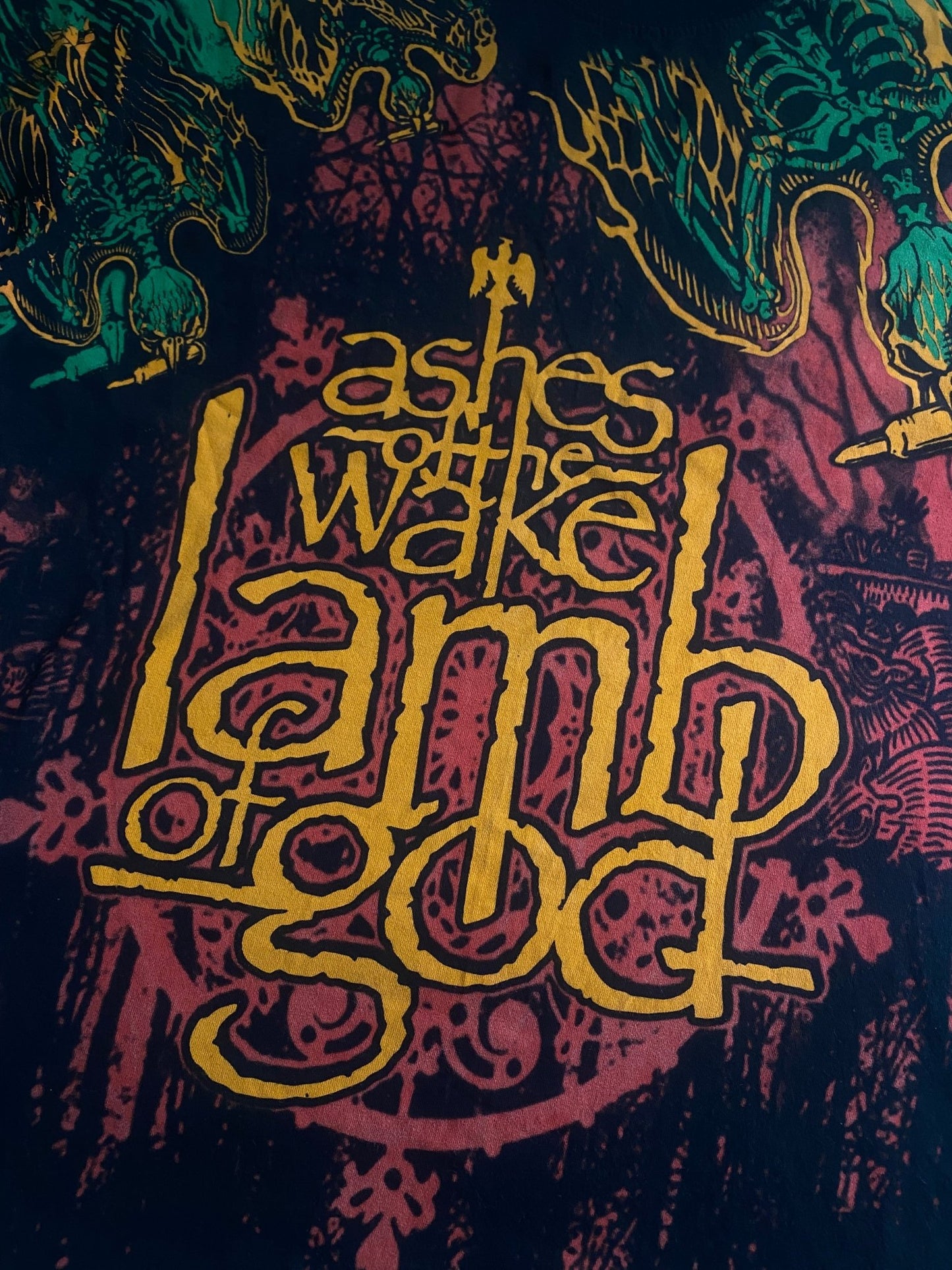 Tricou Original Promo Lamb of God – Ashes of the Wake (2004), Mărime M - anbracaminte