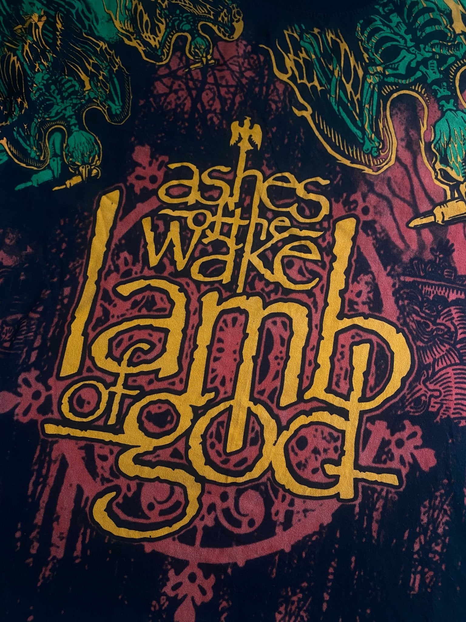 Tricou Original Promo Lamb of God – Ashes of the Wake (2004), Mărime M - anbracaminte