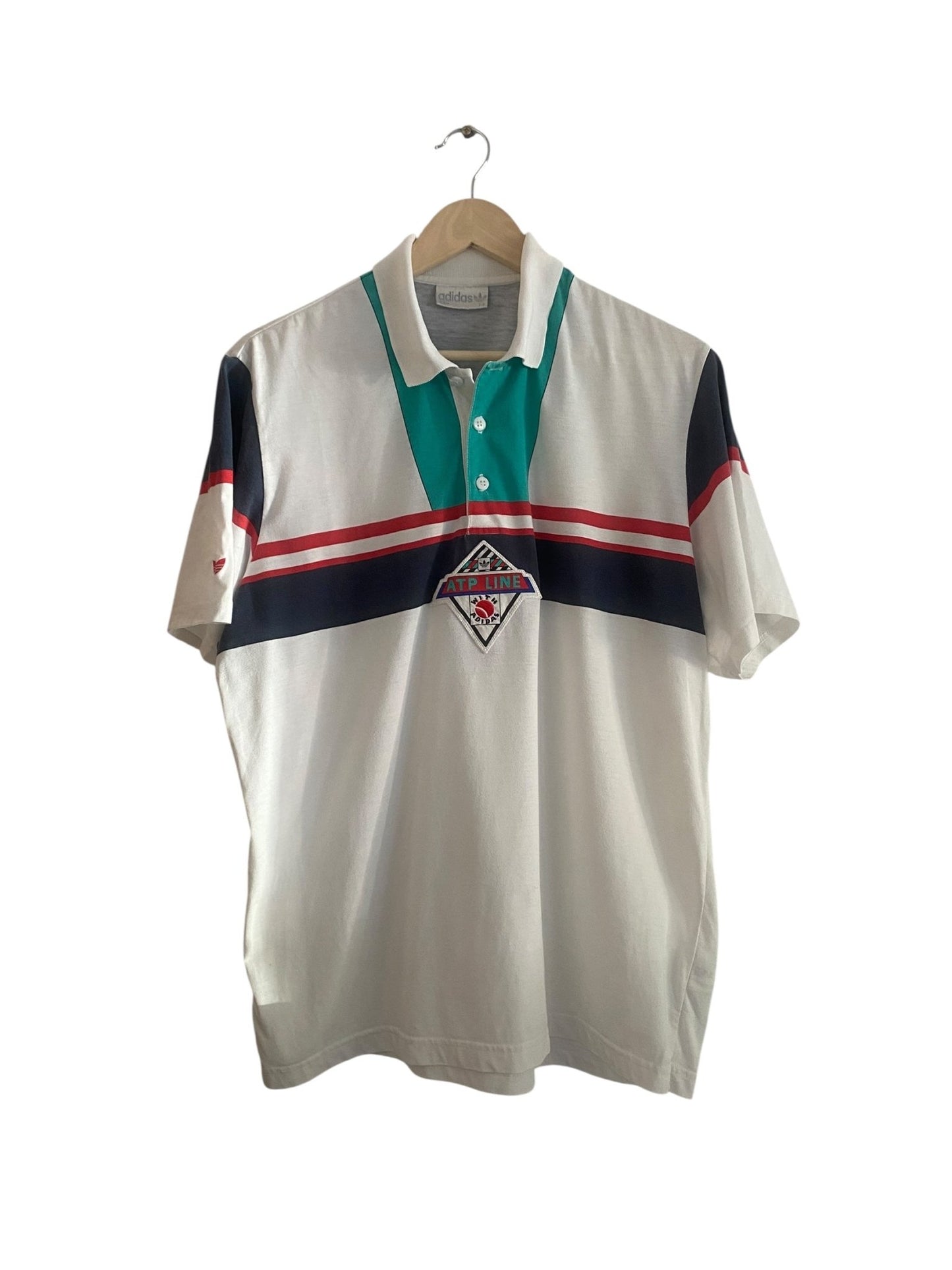 🎾 Tricou Polo Vintage Adidas Tennis „ATP Line” – Mărime L - anbracaminte