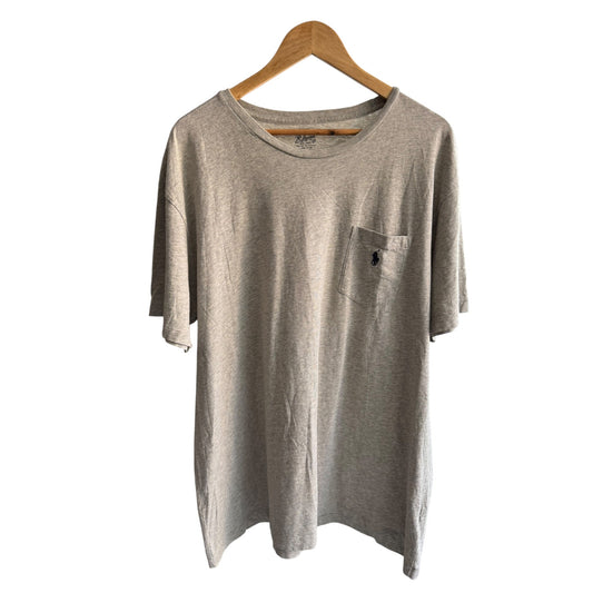 🐴 Tricou Ralph Lauren Polo Grey Chest Pocket Tee – XL Bărbați - anbracaminte