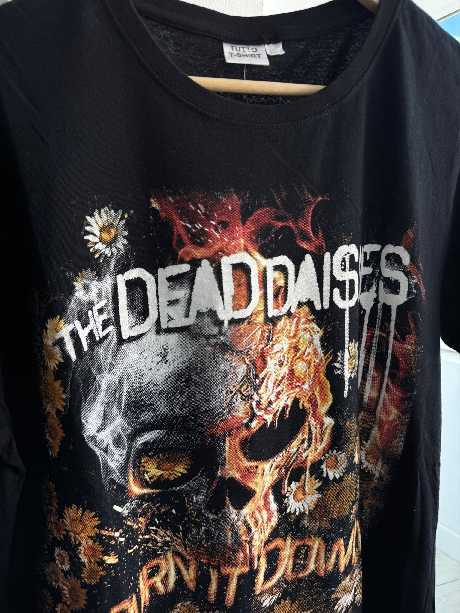 🎙️ Tricou Tour 2018 The Dead Daisies – M Bărbați - anbracaminte