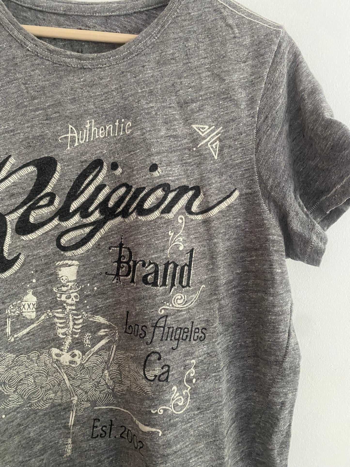 👕 Tricou True Religion Graphic – Gri – Mărimea L - anbracaminte