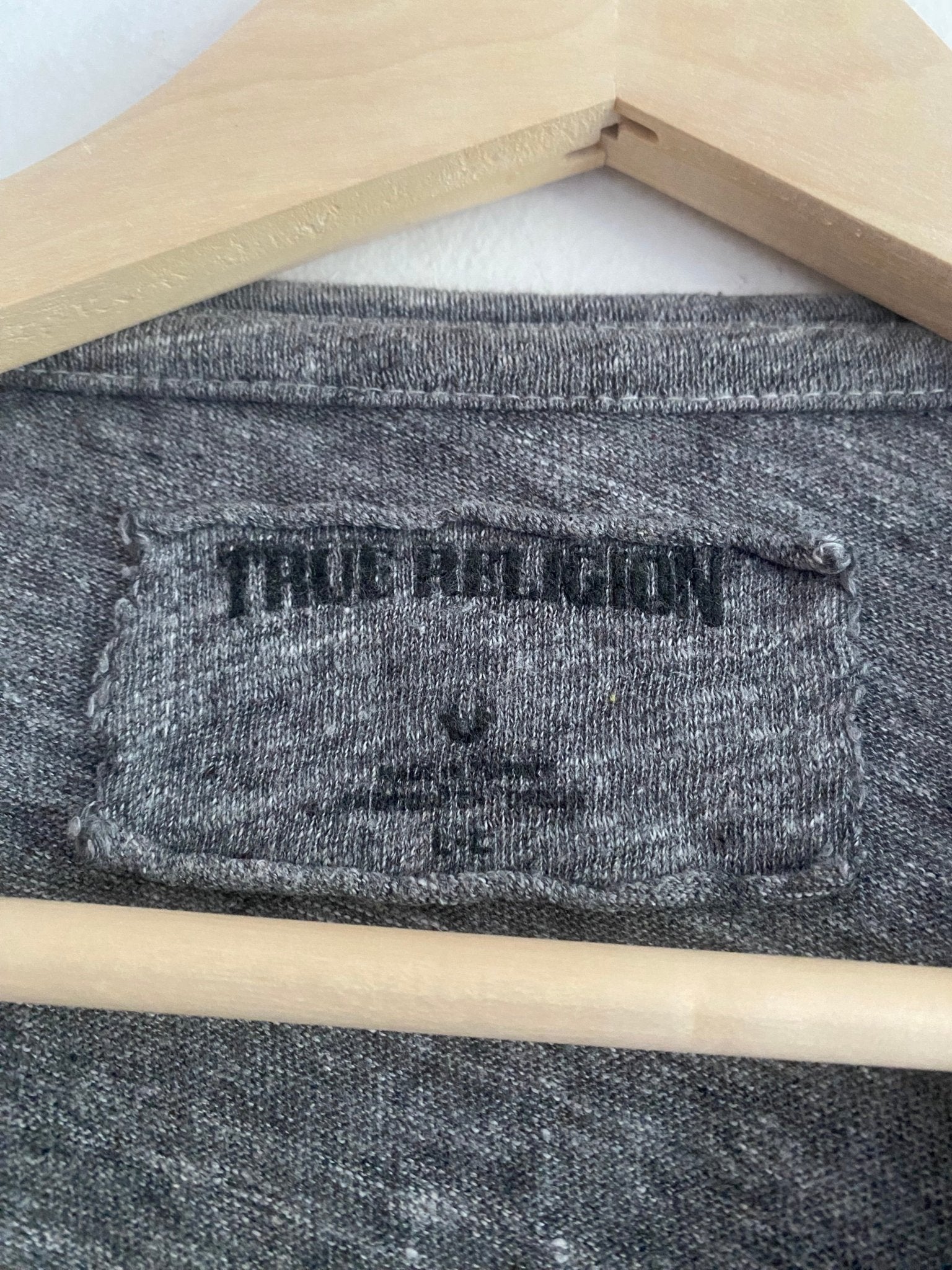 👕 Tricou True Religion Graphic – Gri – Mărimea L - anbracaminte