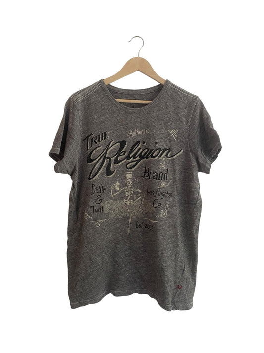 👕 Tricou True Religion Graphic – Gri – Mărimea L - anbracaminte