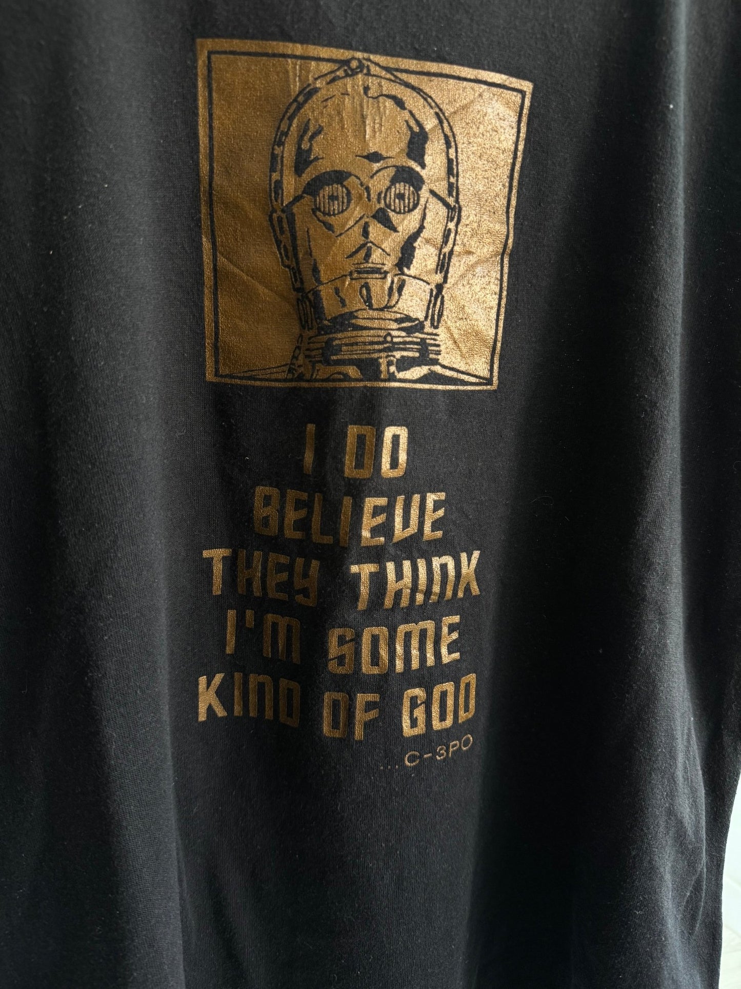 ⭐ Tricou Vintage 90’s Star Wars Graphic – S (Boxy Fit, Single Stitch) - anbracaminte
