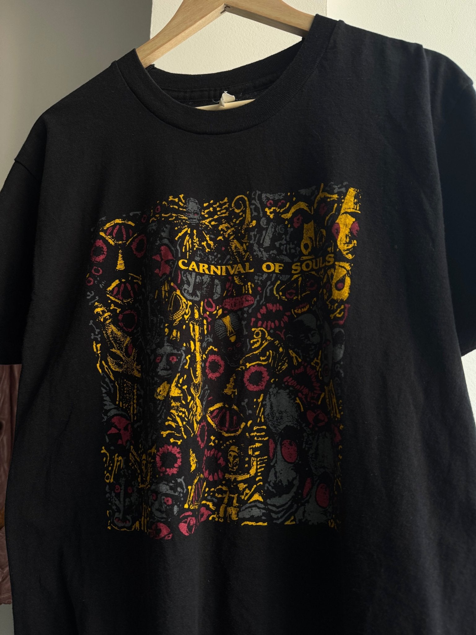 🎭 Tricou Vintage Carnival of Souls Movie Tee – Single Stitch – L Bărbați - anbracaminte