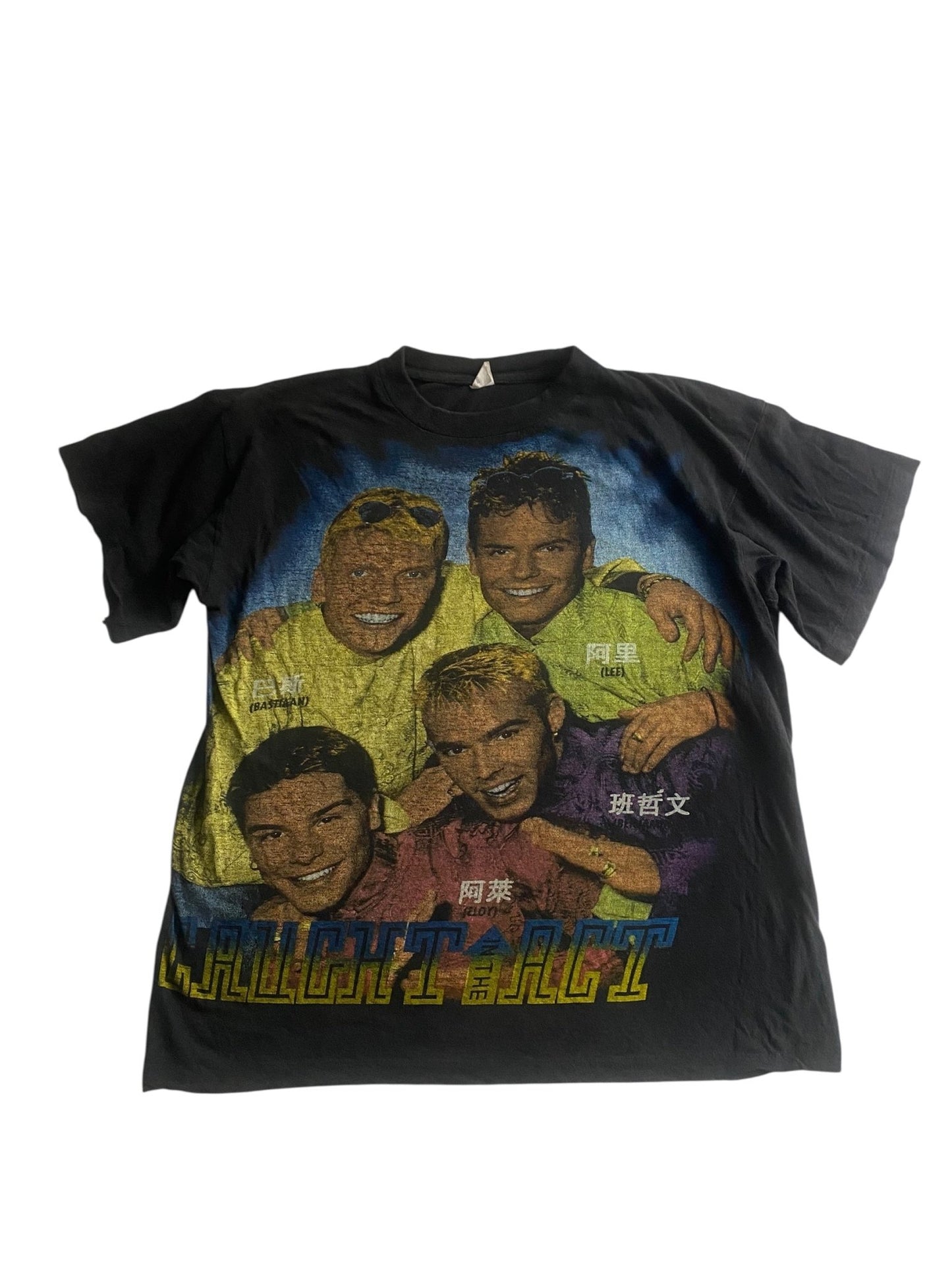 Tricou Vintage Caught in the Act – Anii ’90, Single Stitch, Mărime M (fit S) - anbracaminte