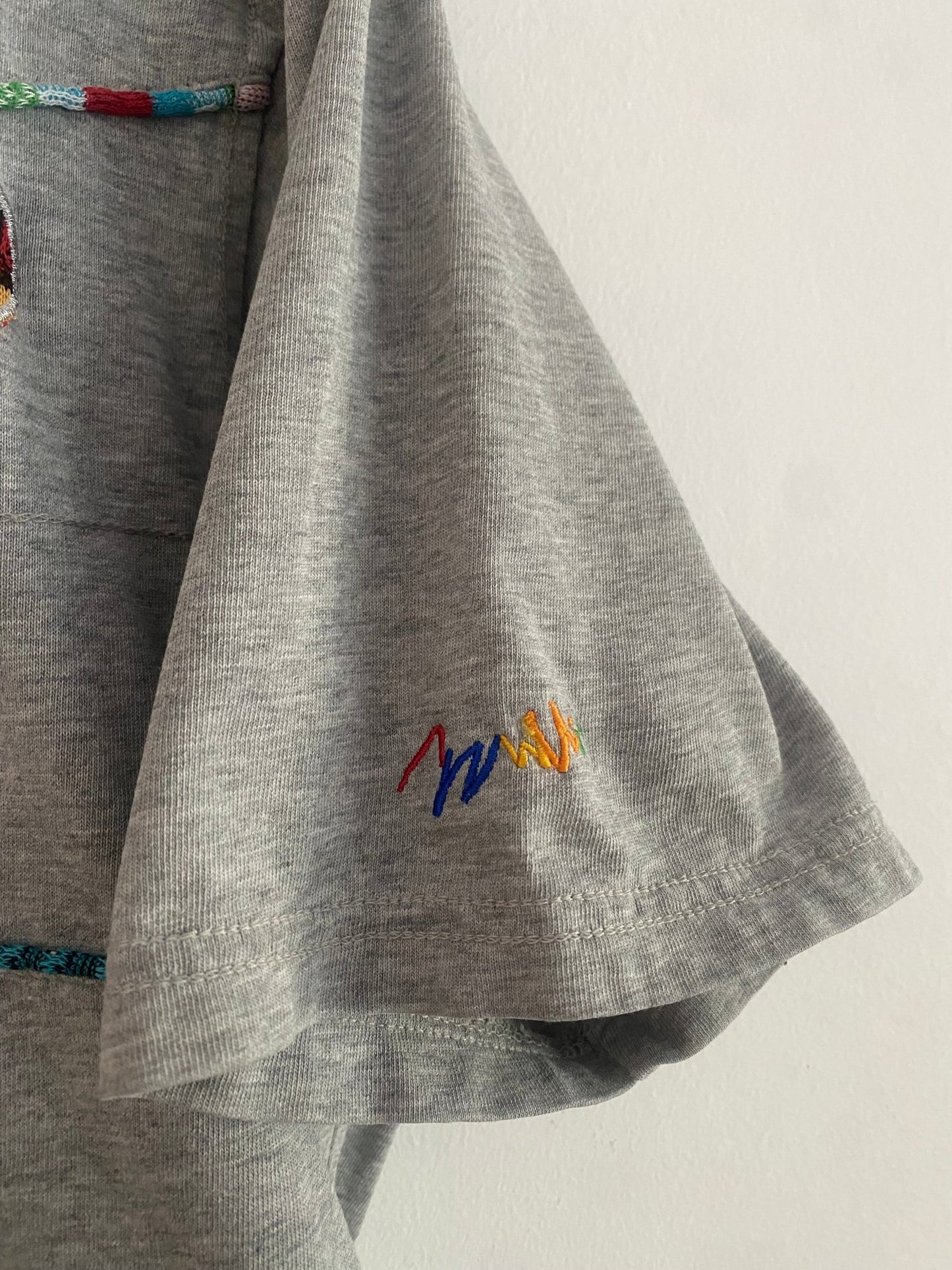 Tricou Vintage Coogi Y2K Gri – Logo Brodat – Mărime M - anbracaminte