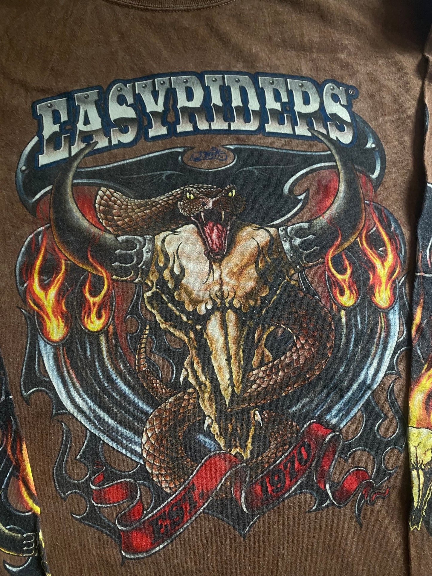 🏍️ Tricou Vintage Easyriders Biker Magazine – Mărime XL - anbracaminte