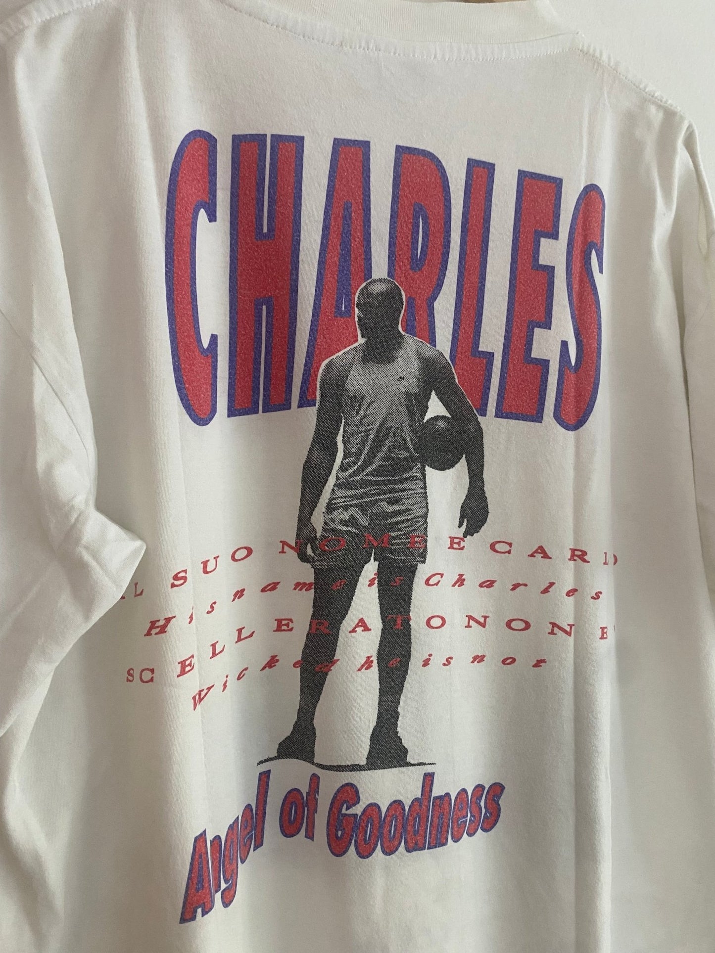 Tricou Vintage Nike – Charles Barkley “Barkley of Seville” Graphic Tee – Oversized L / Regular XL - anbracaminte