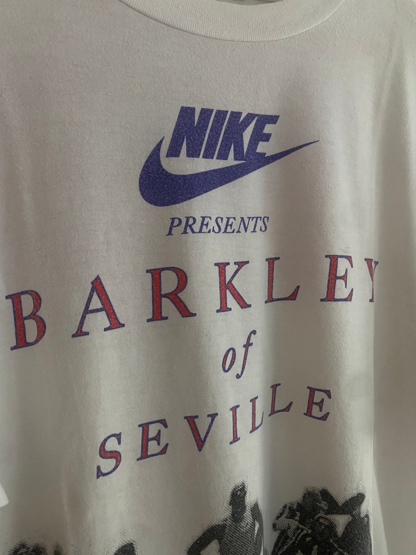 Tricou Vintage Nike – Charles Barkley “Barkley of Seville” Graphic Tee – Oversized L / Regular XL - anbracaminte
