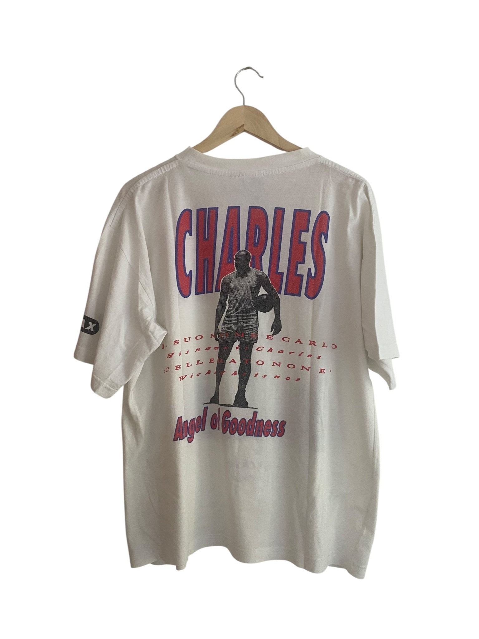 Tricou Vintage Nike – Charles Barkley “Barkley of Seville” Graphic Tee – Oversized L / Regular XL - anbracaminte