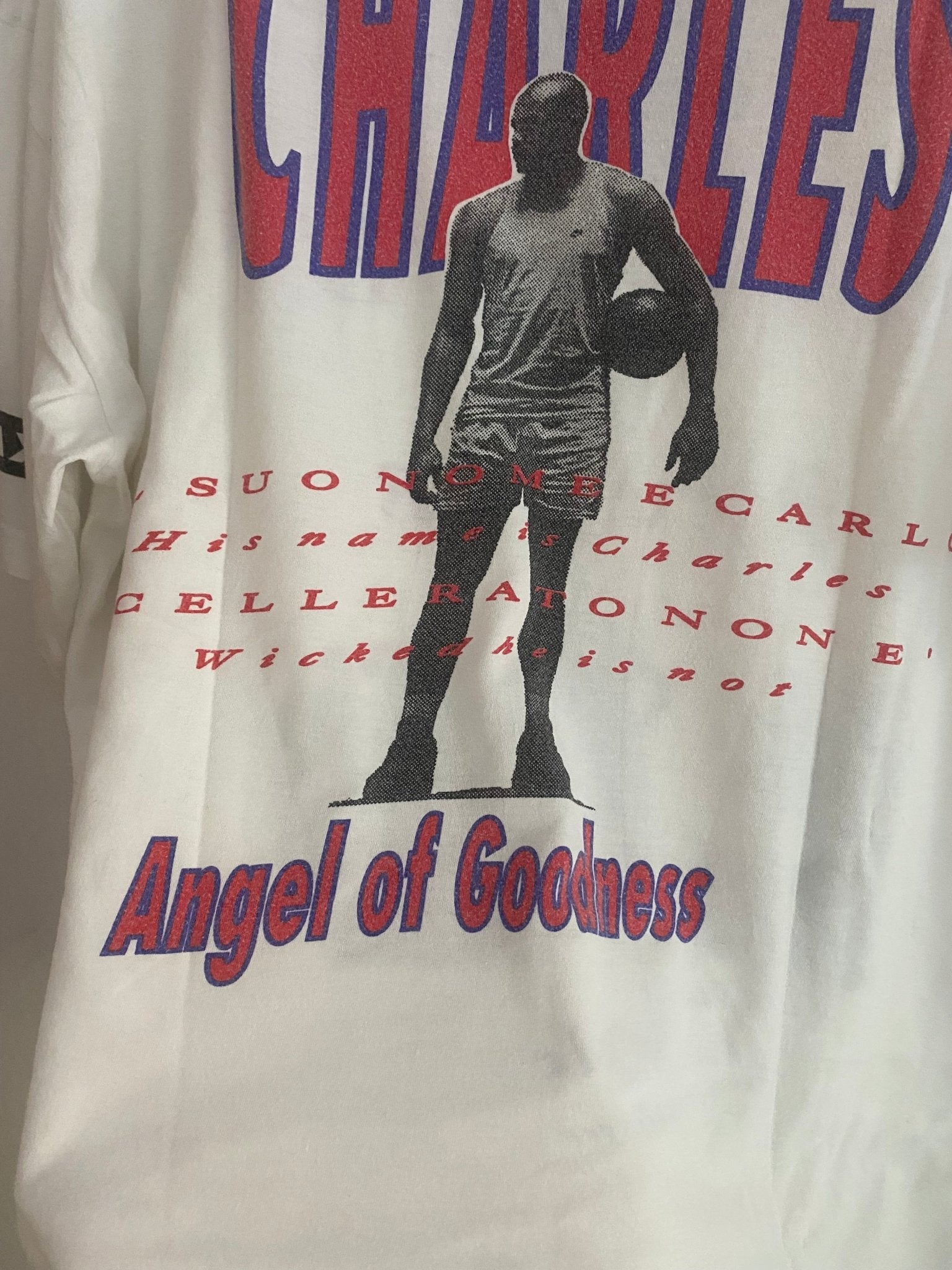 Tricou Vintage Nike – Charles Barkley “Barkley of Seville” Graphic Tee – Oversized L / Regular XL - anbracaminte