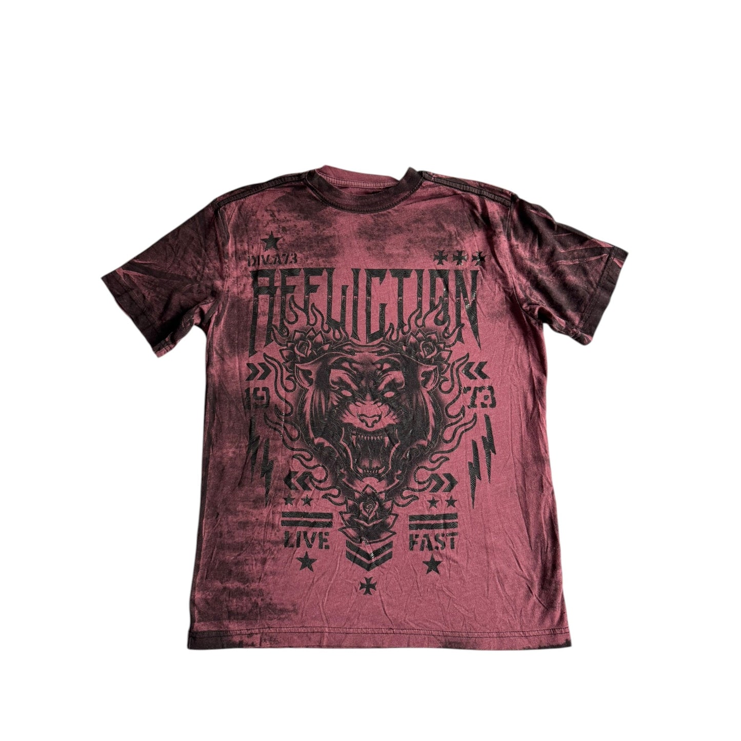 🏍️ Tricou Y2K Affliction Printed – M - anbracaminte