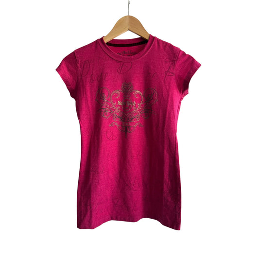 🎸 Tricou Y2K Damă Hard Rock Couture – XS - anbracaminte