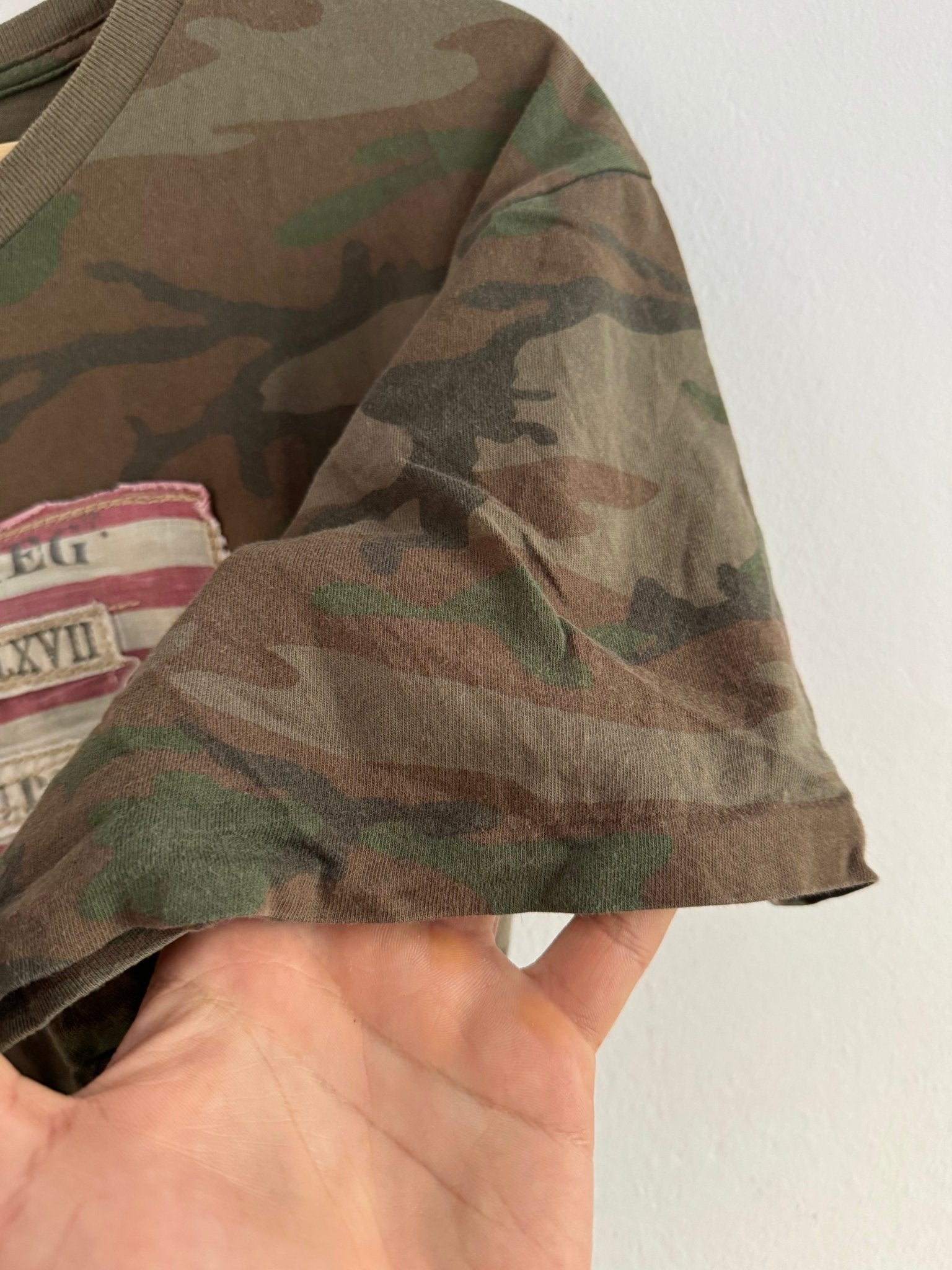 🪖 Tricou Y2K Denim & Supply Ralph Lauren Camo – XL (XXL) - anbracaminte